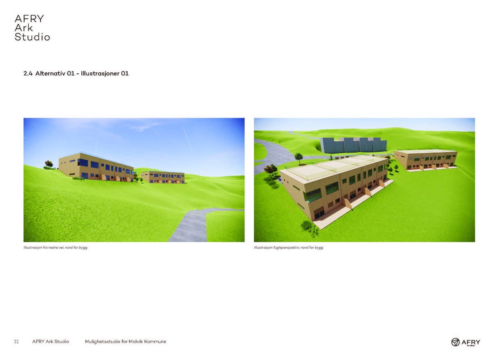 Mulighetsstudie Svebergmarka Galleribilde