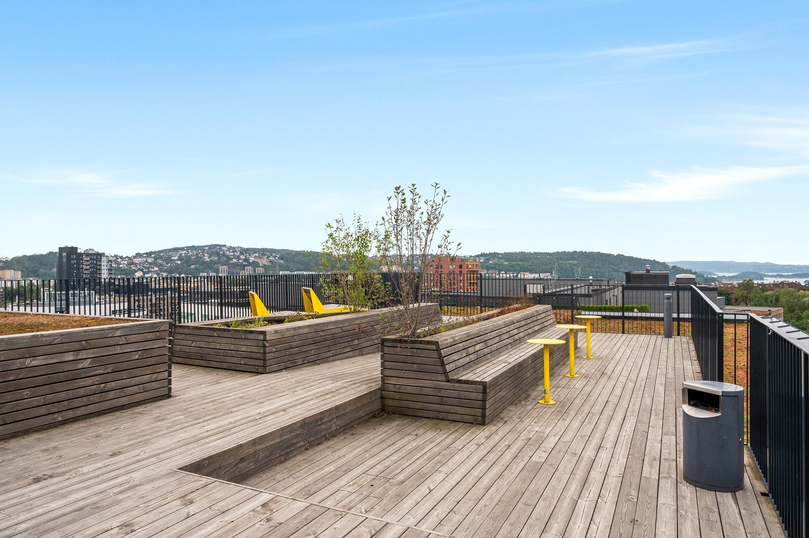 Sameiet har en flott, felles takterrasse. Galleribilde