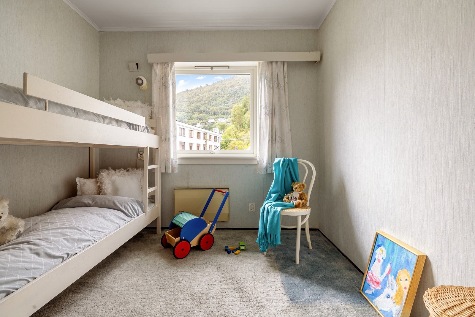 Soverommene på soveromsgangen er opprinnelig tegnet inn som hybler. Galleribilde