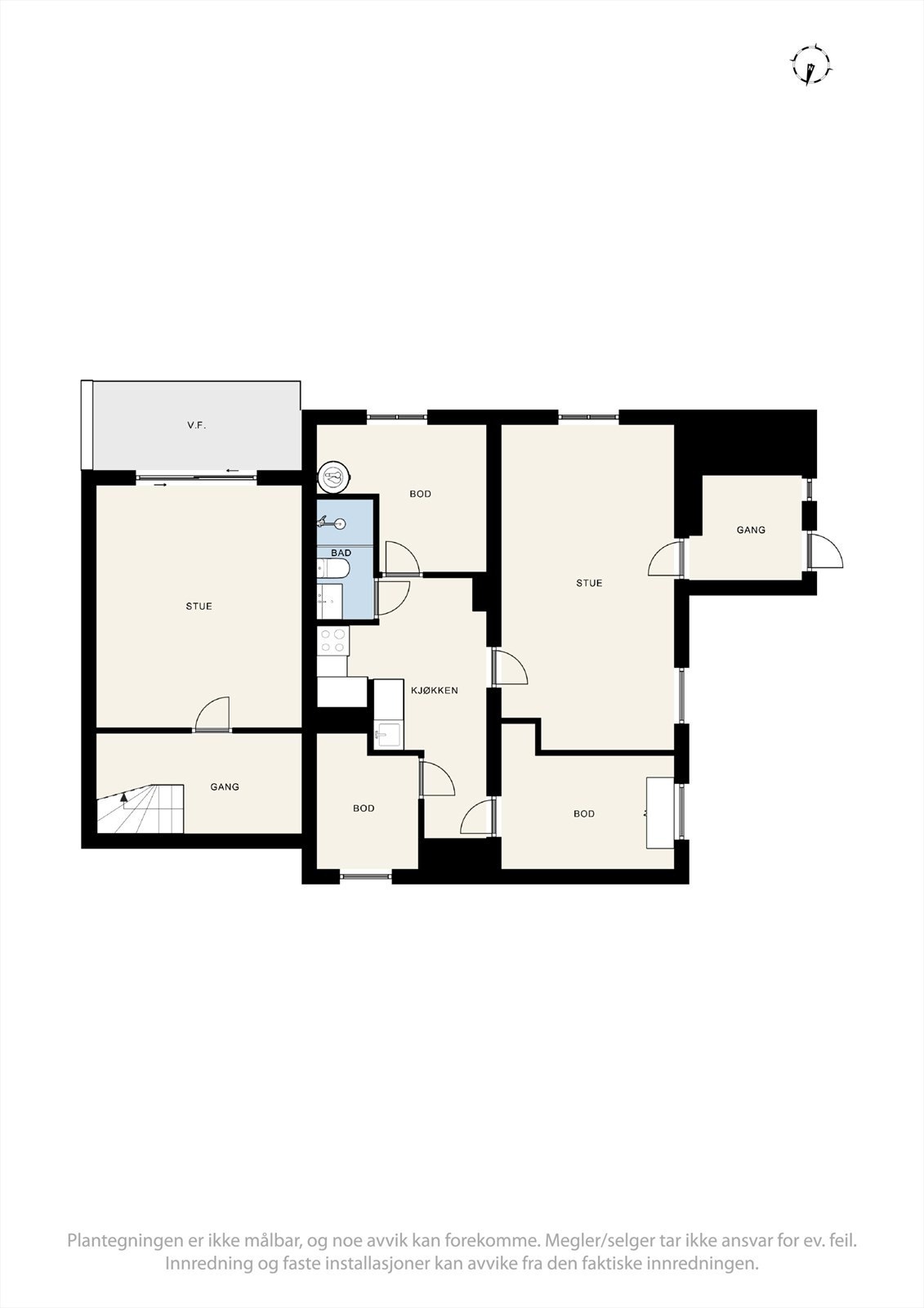 Sokkeletasje Galleribilde