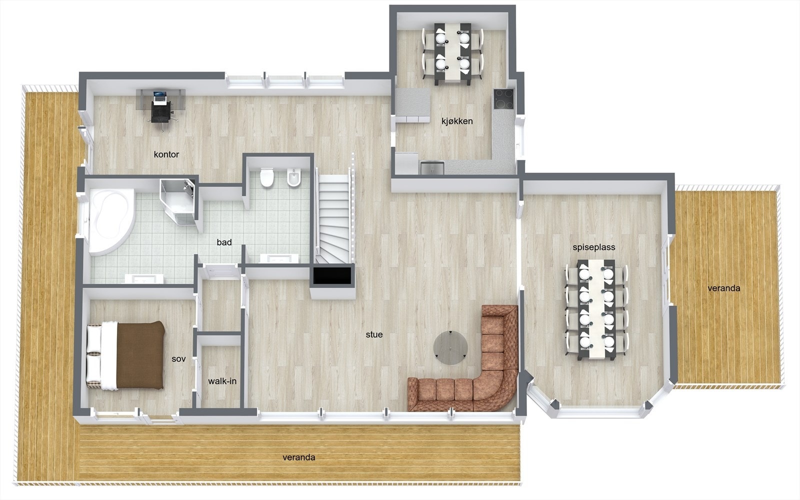 Første etasje. Galleribilde