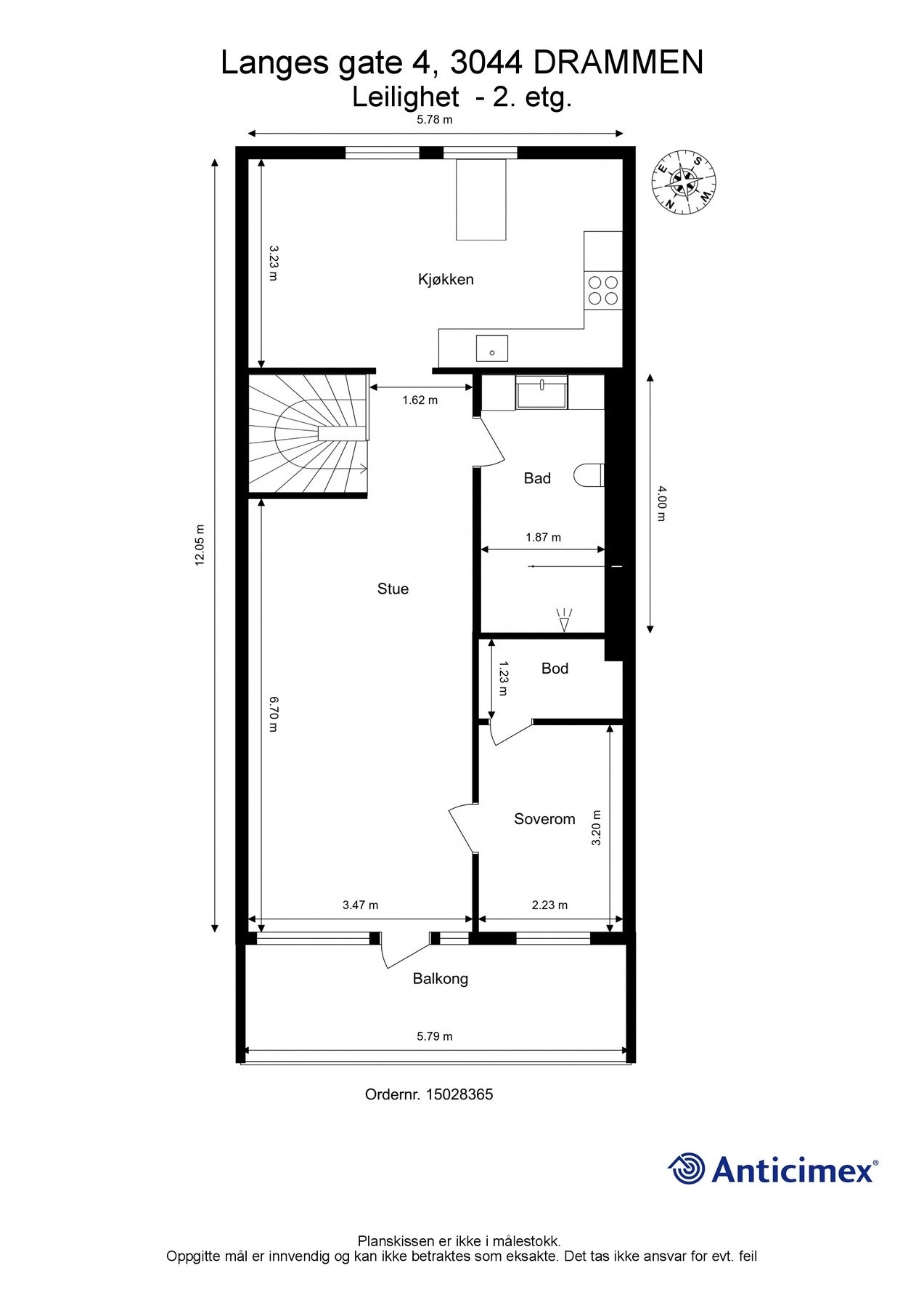 Plantegning - 2. etasje Galleribilde