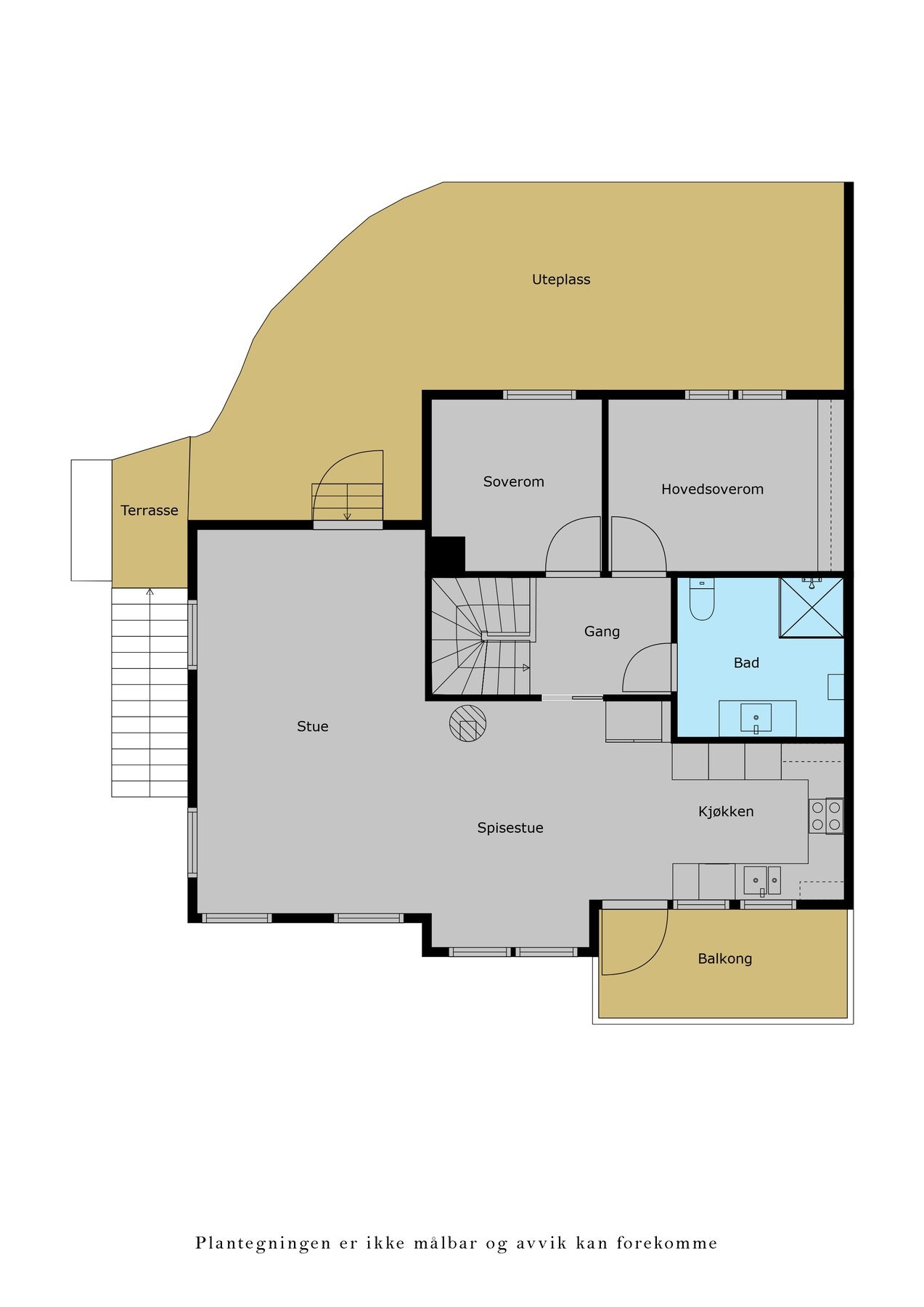 Veiledende plantegning. Galleribilde