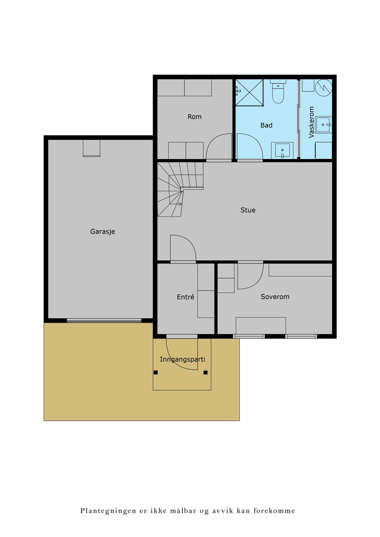 Veiledende plantegning. Galleribilde