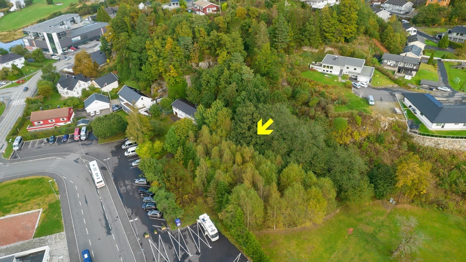 Tomt i sentrum Galleribilde