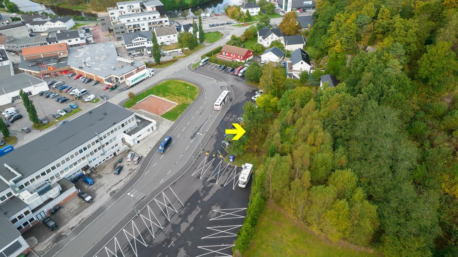 Stasjonsområde til venstre Galleribilde