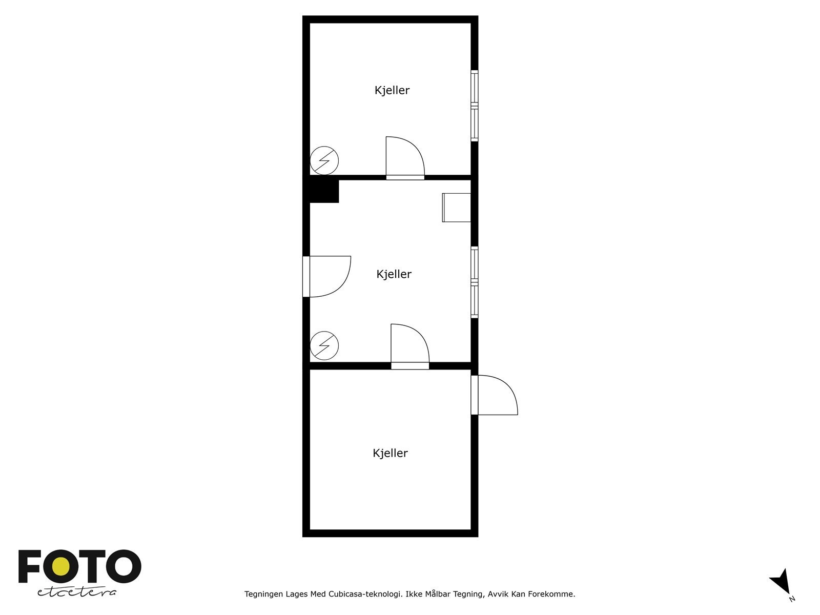Plantegning kjeller Galleribilde
