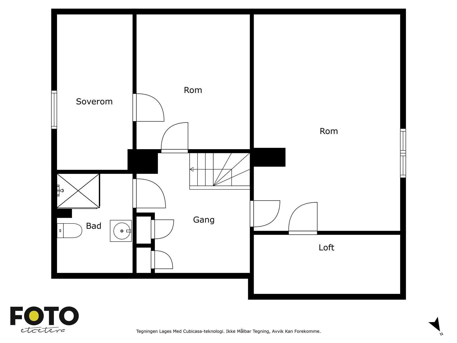 Plantegning 2. etasje Galleribilde