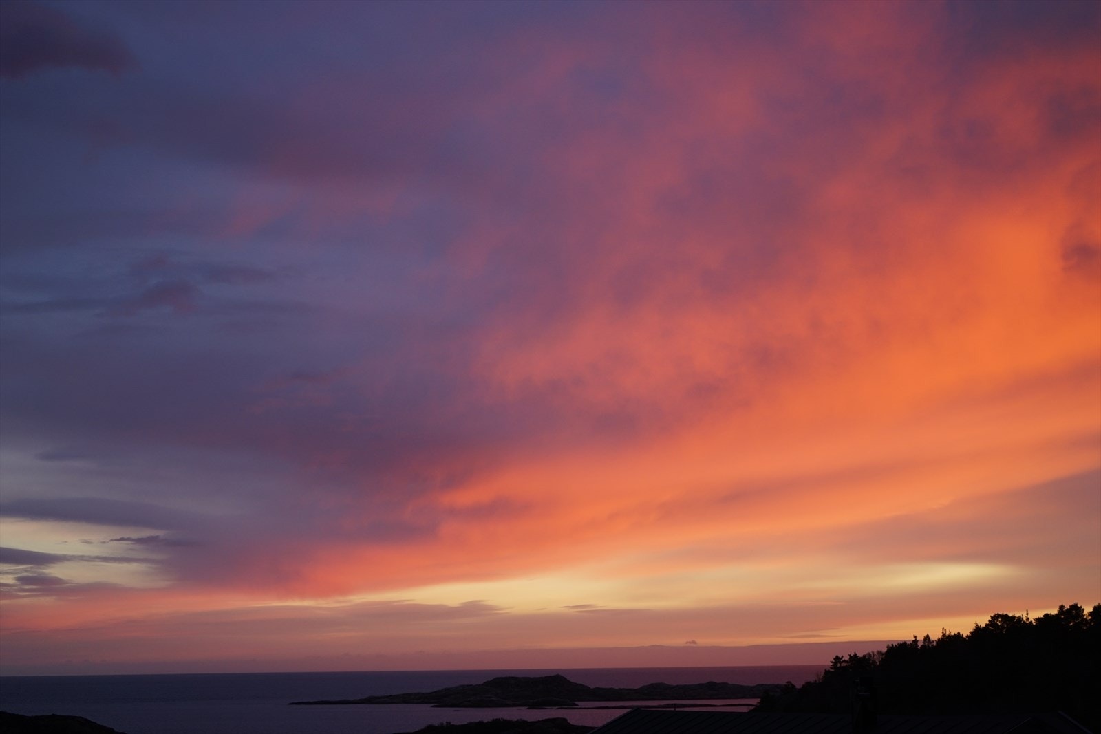 Solnedgang Galleribilde