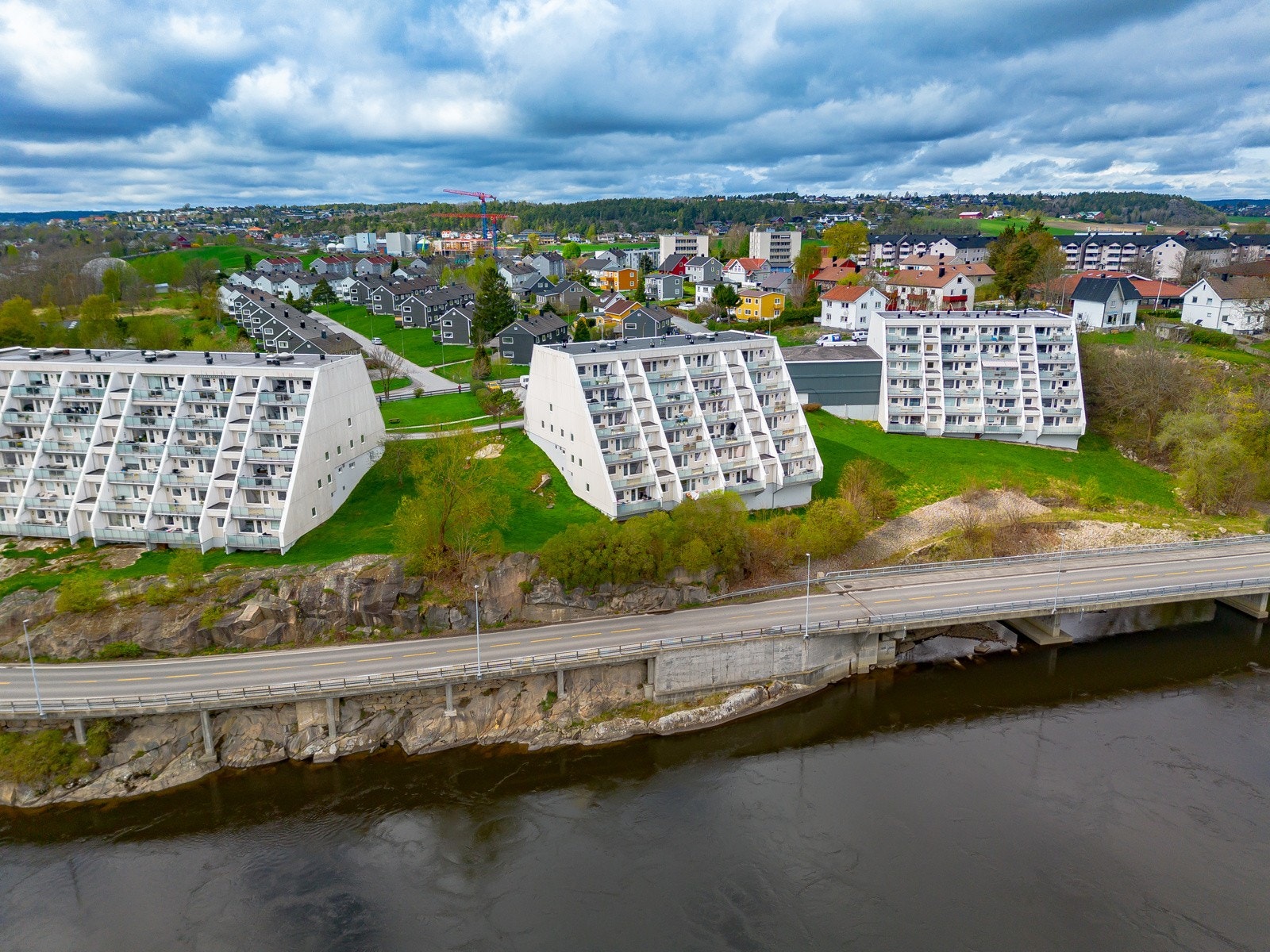 Dronebilde Galleribilde