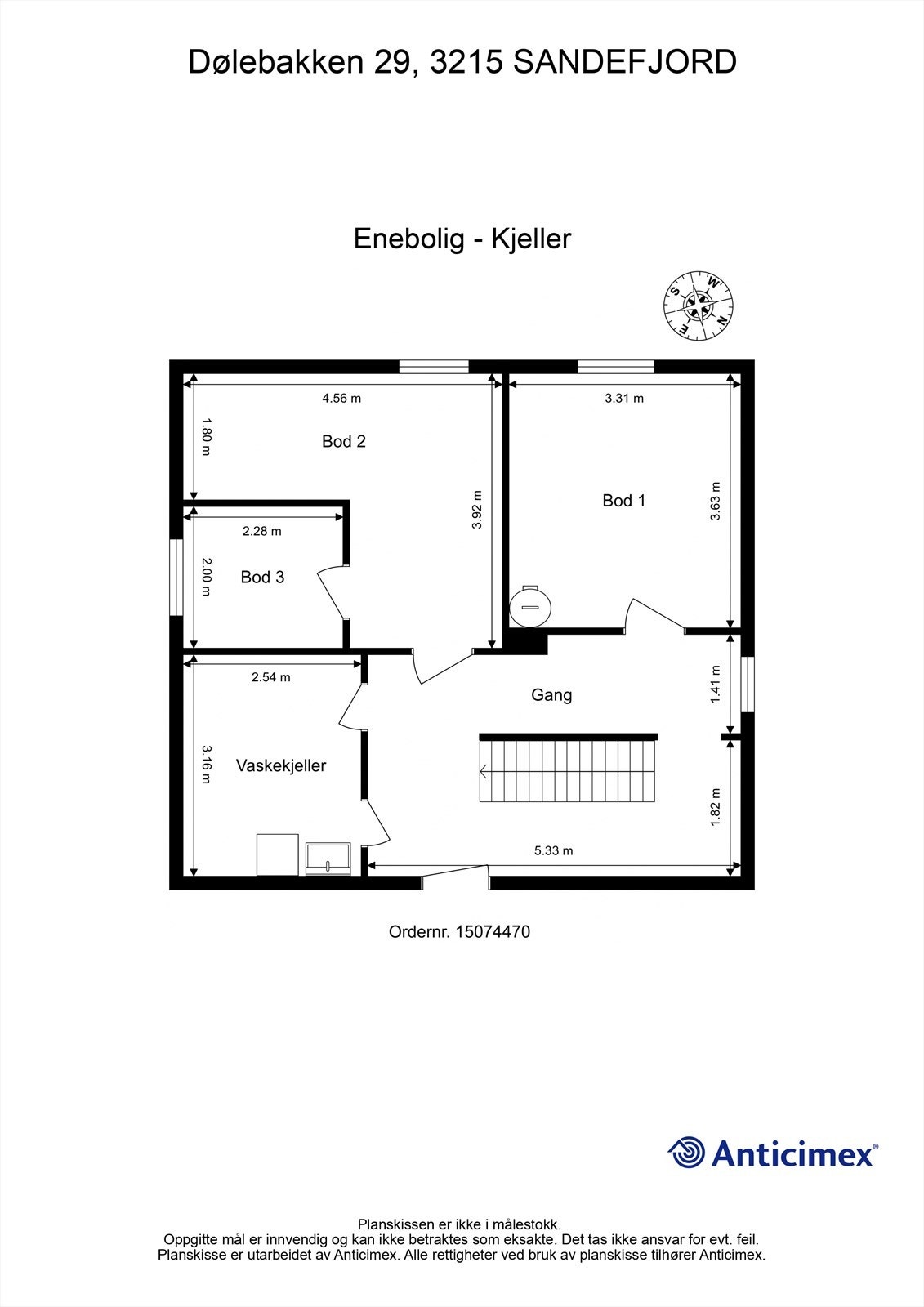 Plantegning
enebolig kjeller Galleribilde