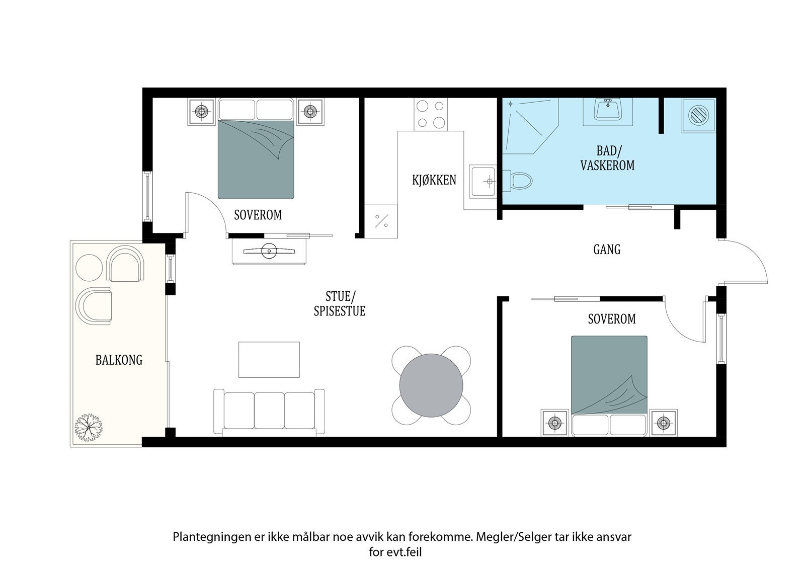Plantegning Galleribilde