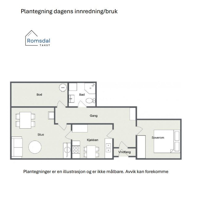 Plantegning Galleribilde