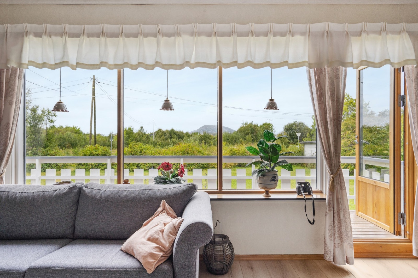 Nydelig utsikt fra stuen. Galleribilde