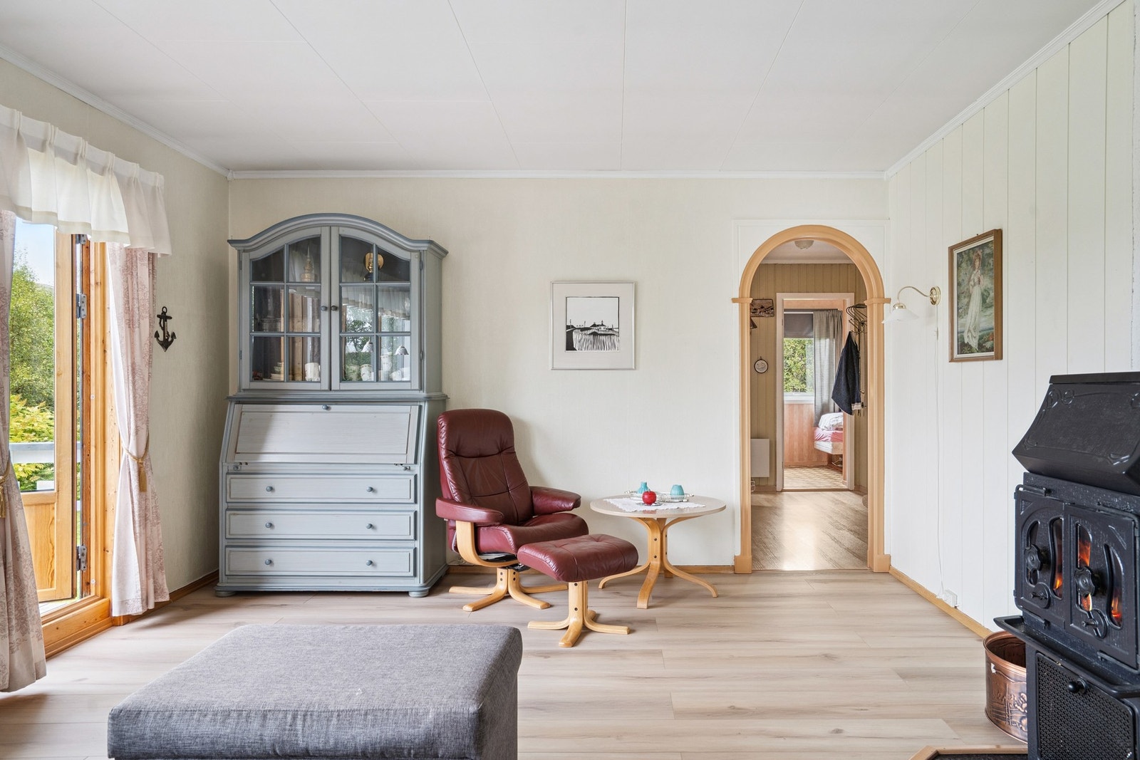 Vedovn er et pluss, og gir en lun varme på kjølige kvelder. Galleribilde