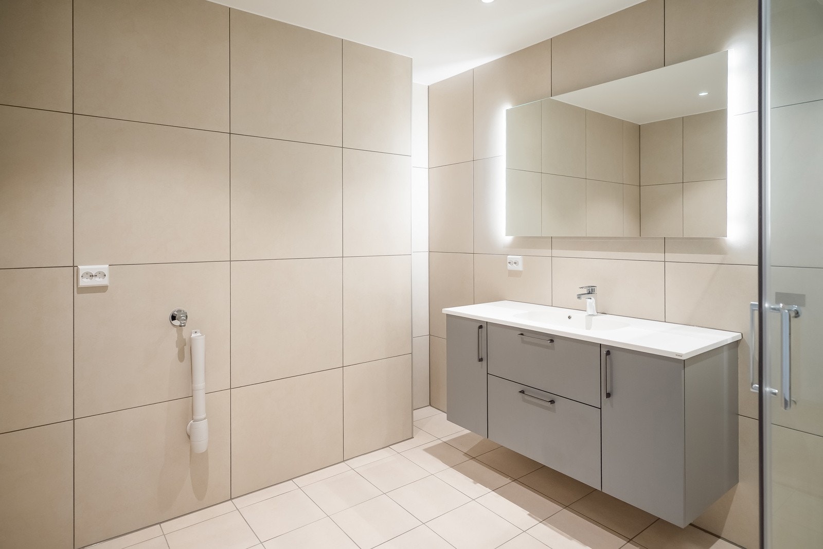 Her er det også opplegg for vaskemaskin. Galleribilde