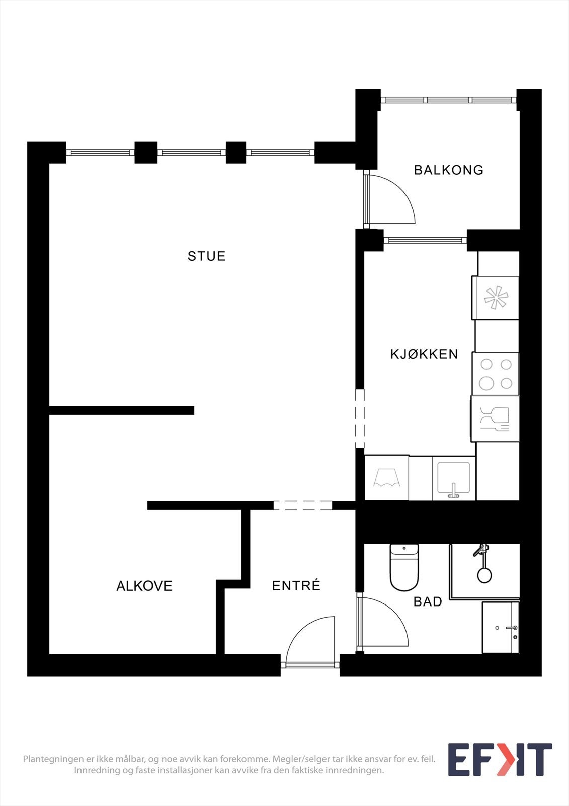 Plantegning Galleribilde