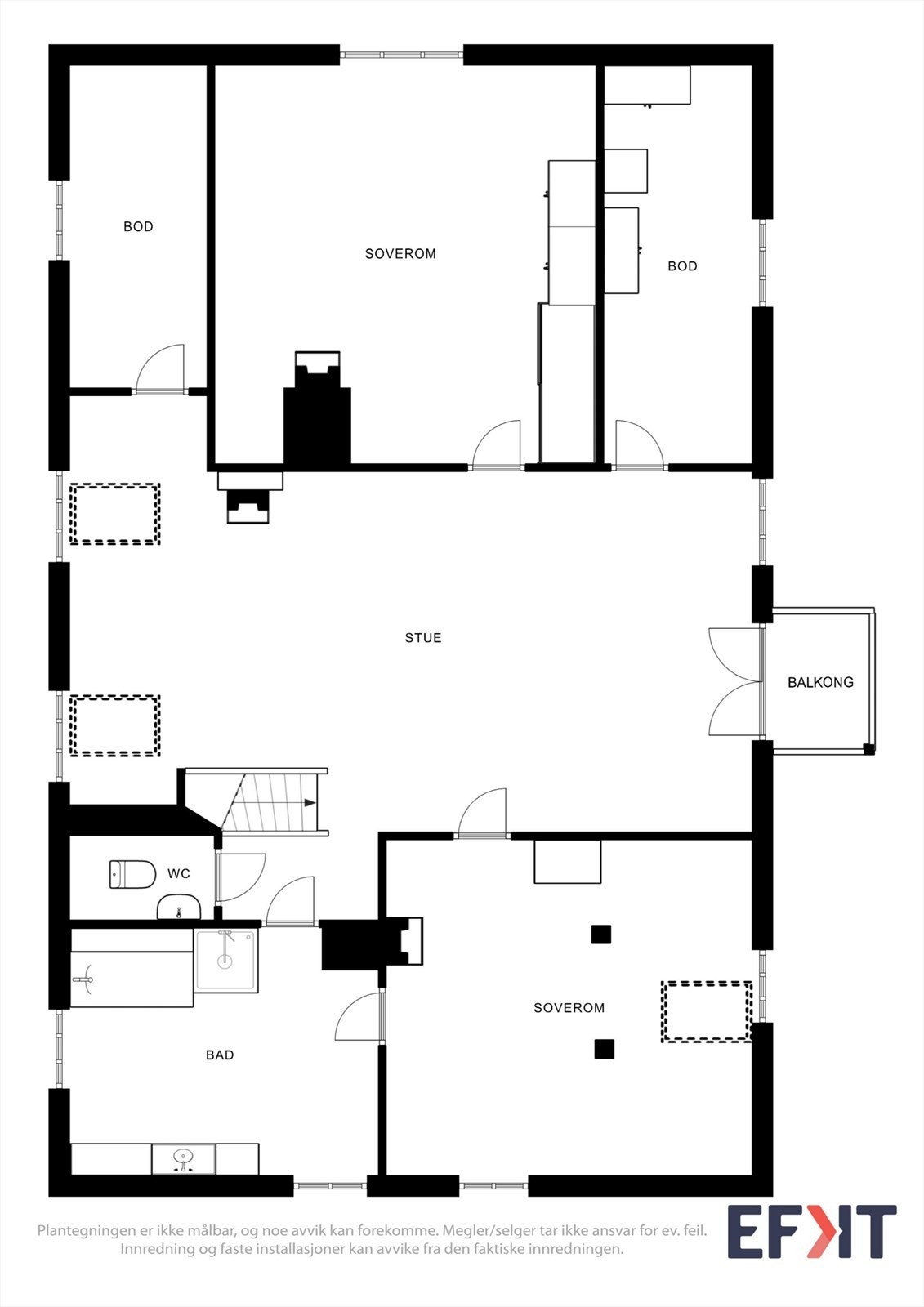 Plantegning 2. etasje Galleribilde