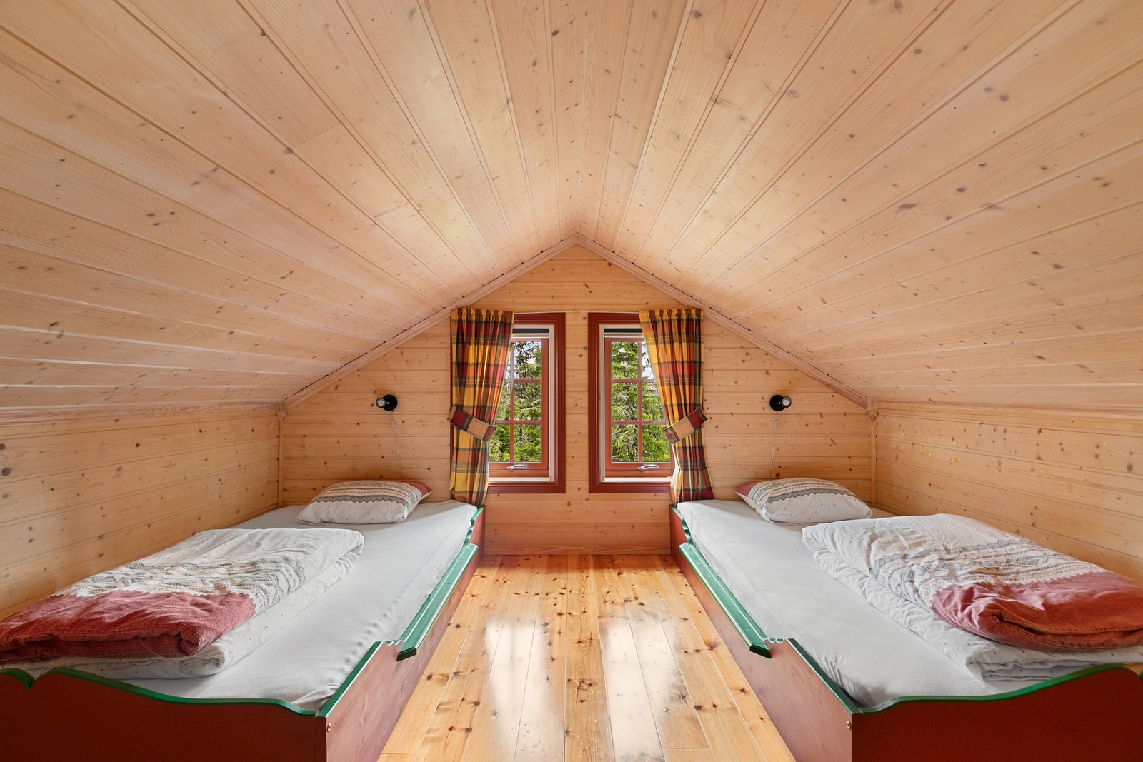 Arealet på hemsen er ikke målbart pga. lav takhøyde. Galleribilde