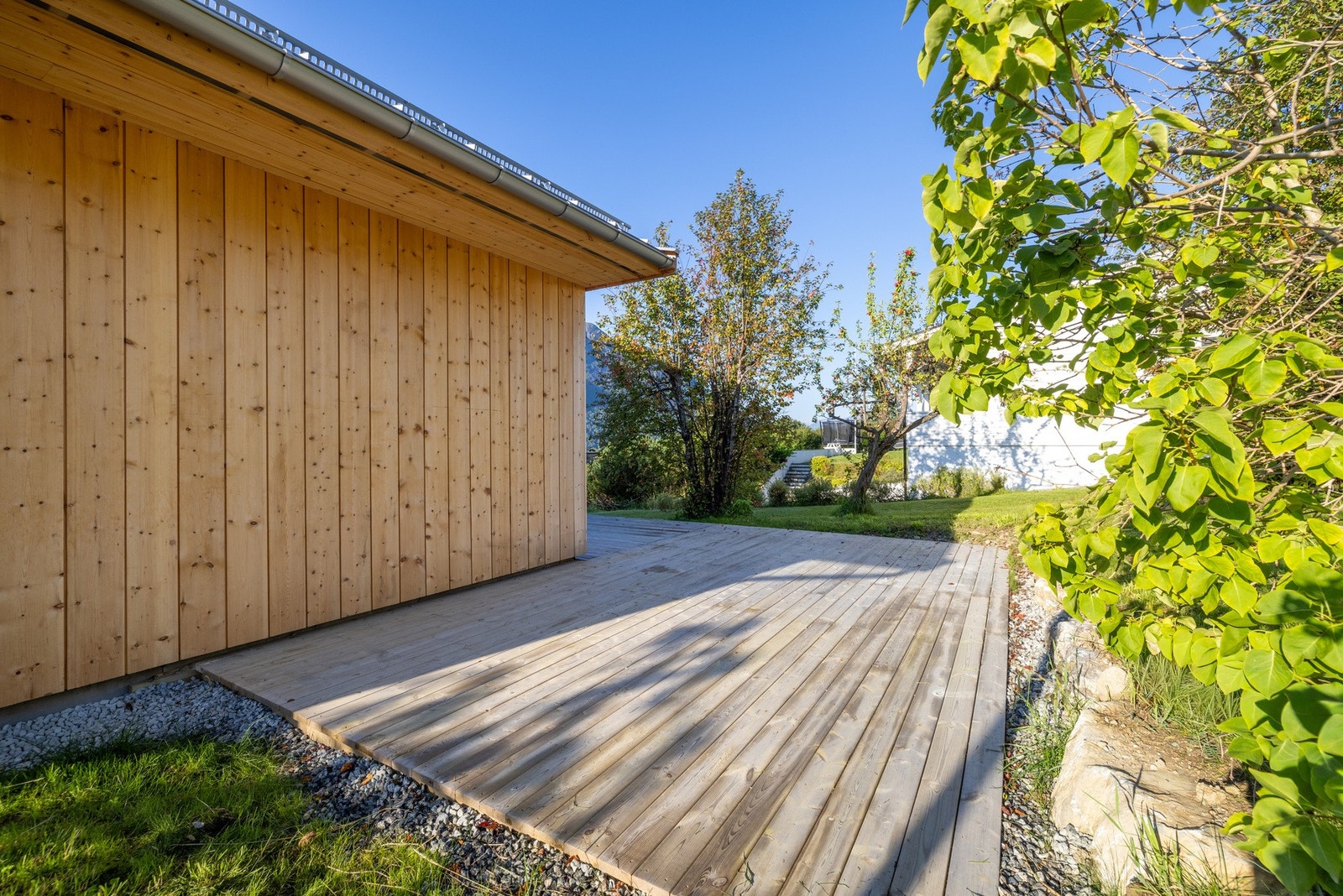 Terrasse i impregnert trevirke Galleribilde