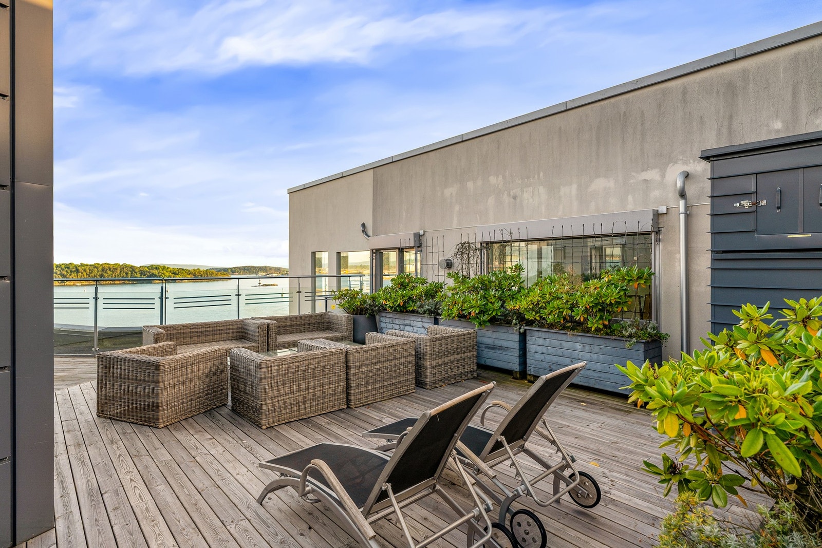 Sameiet har en nydelig felles takterrasse. Galleribilde