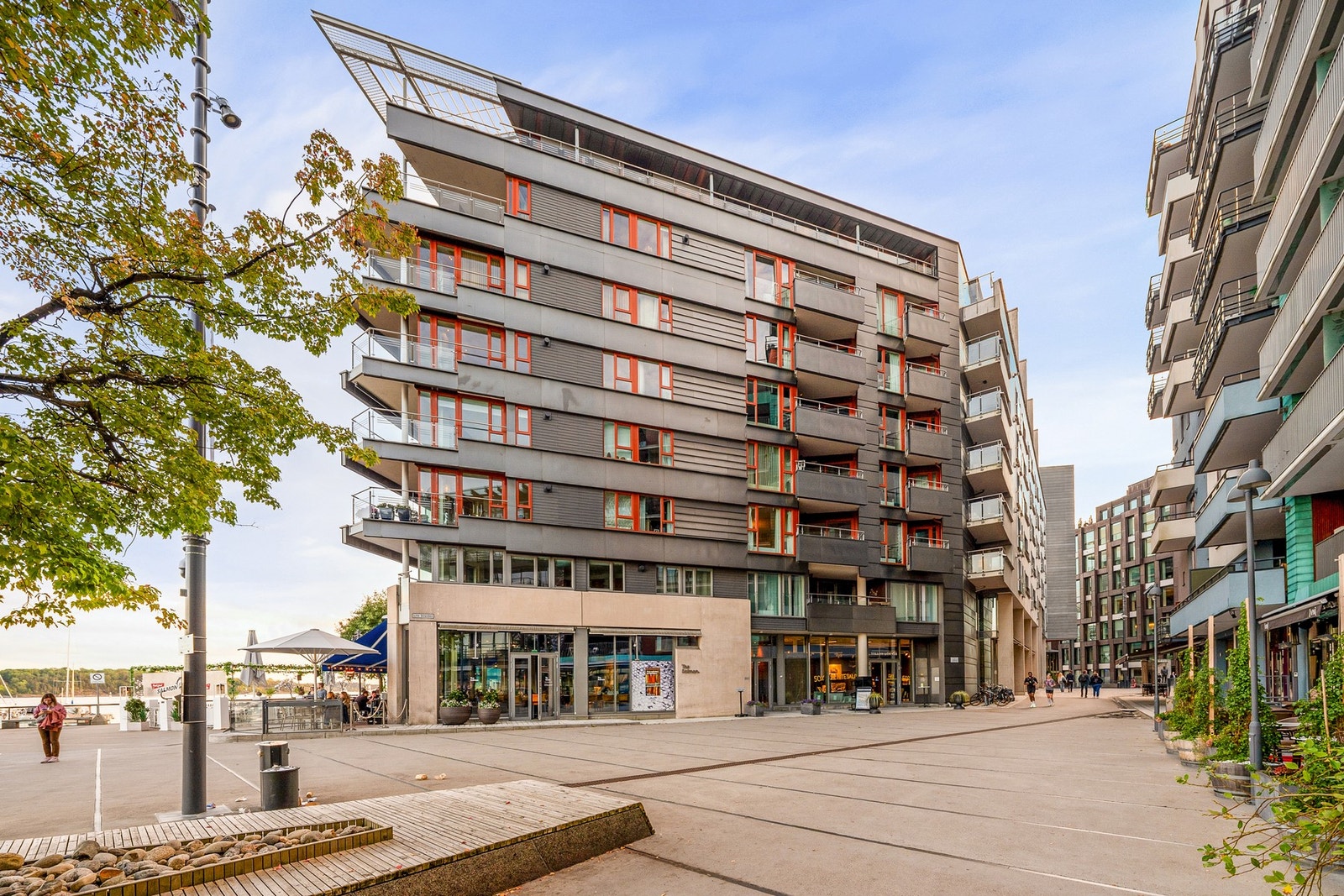 Moderne fasade. Galleribilde