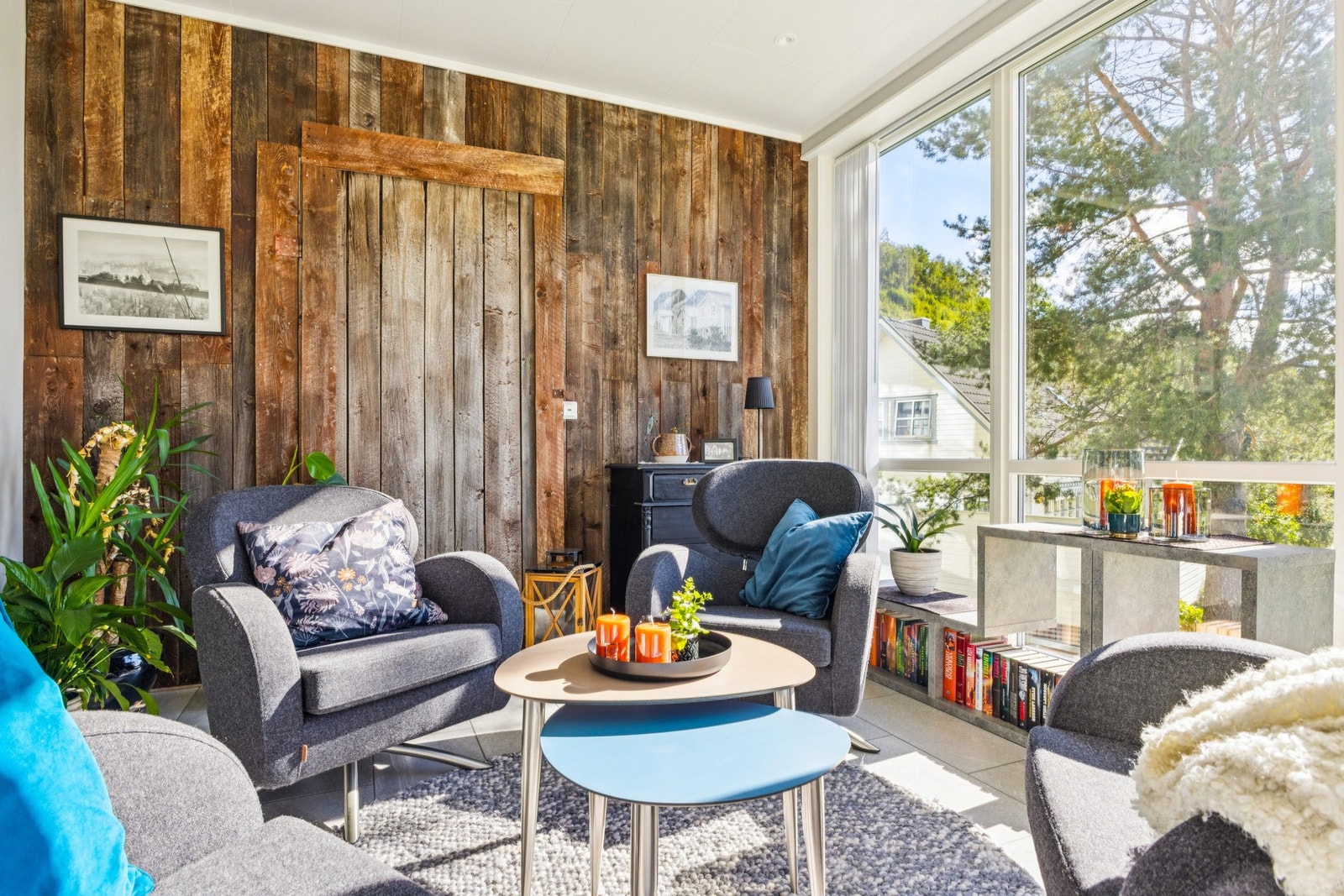 Lun og deilig vinterhage som kan benyttes året rundt. Galleribilde