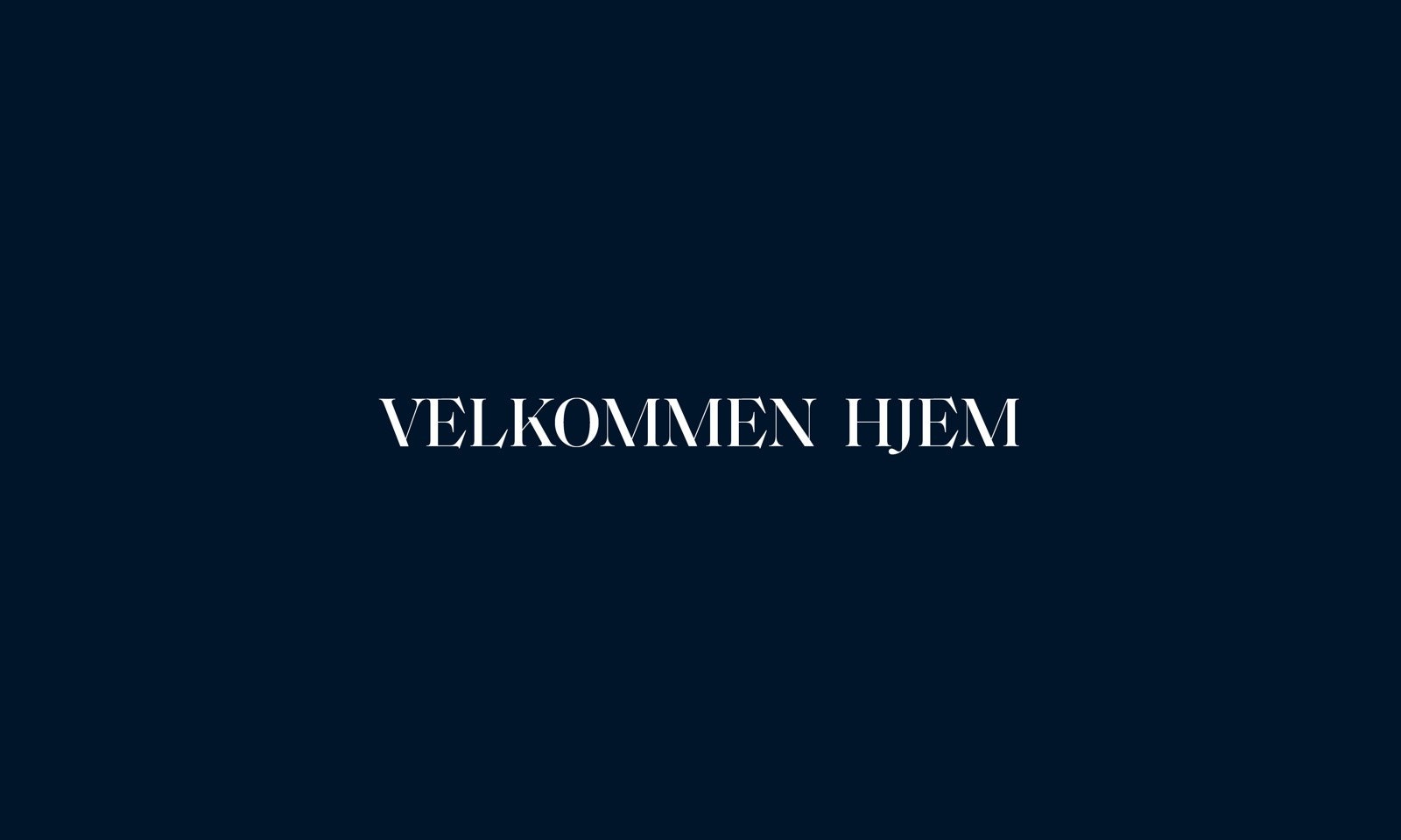 Velkommen hjem Galleribilde