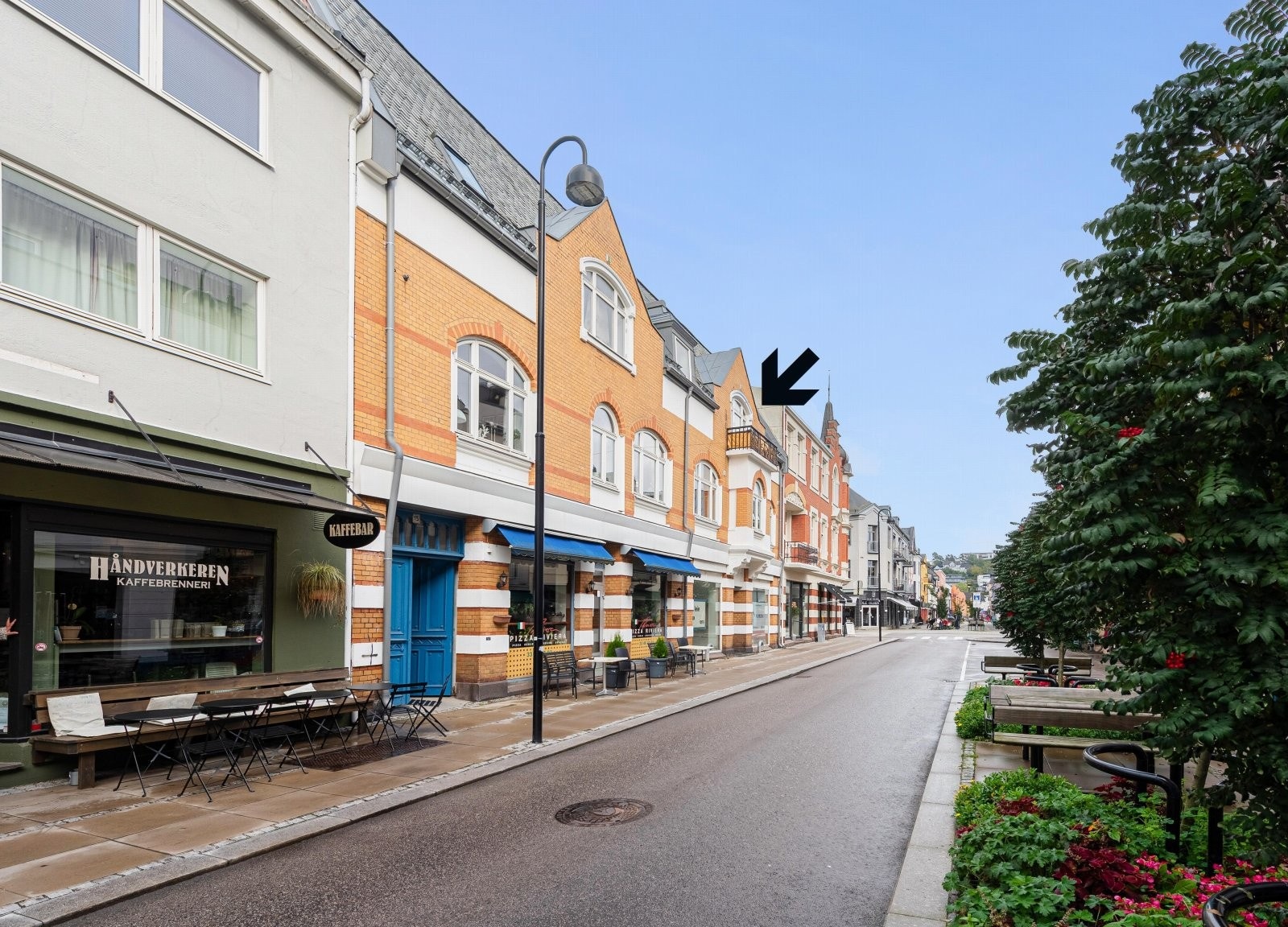 Sentral beliggenhet midt i byen i Sandefjord. Det er kort vei til "alt" Galleribilde