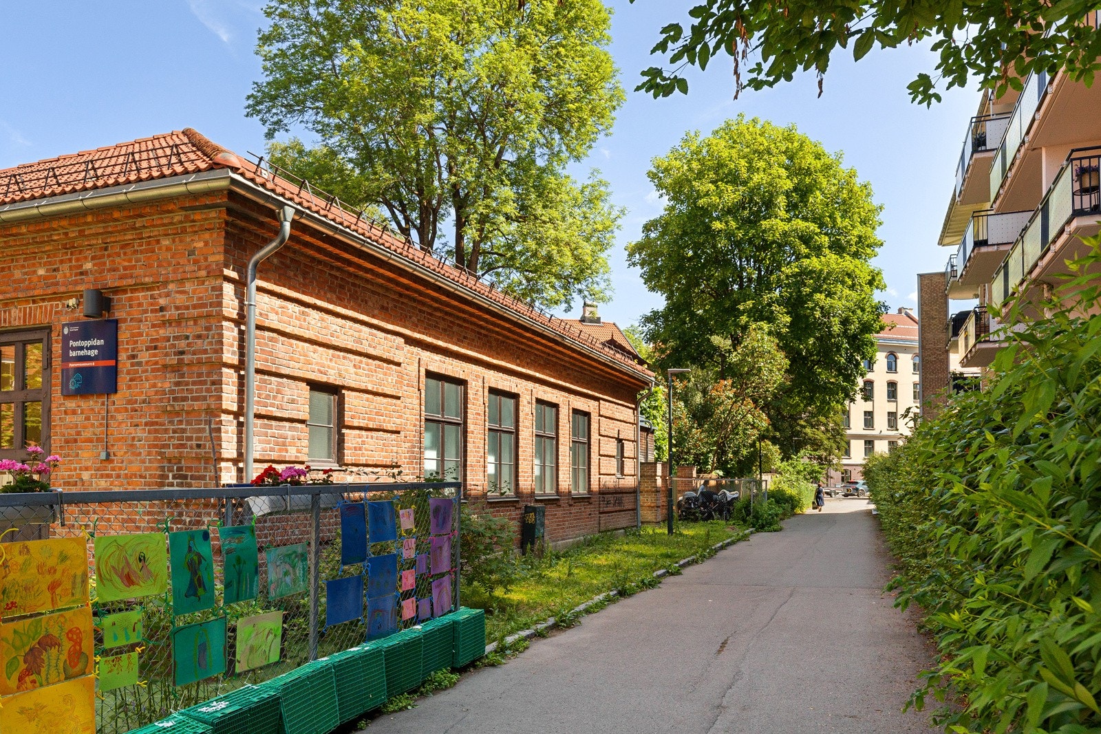 Pontoppidans barnehage ligger like ved. Galleribilde