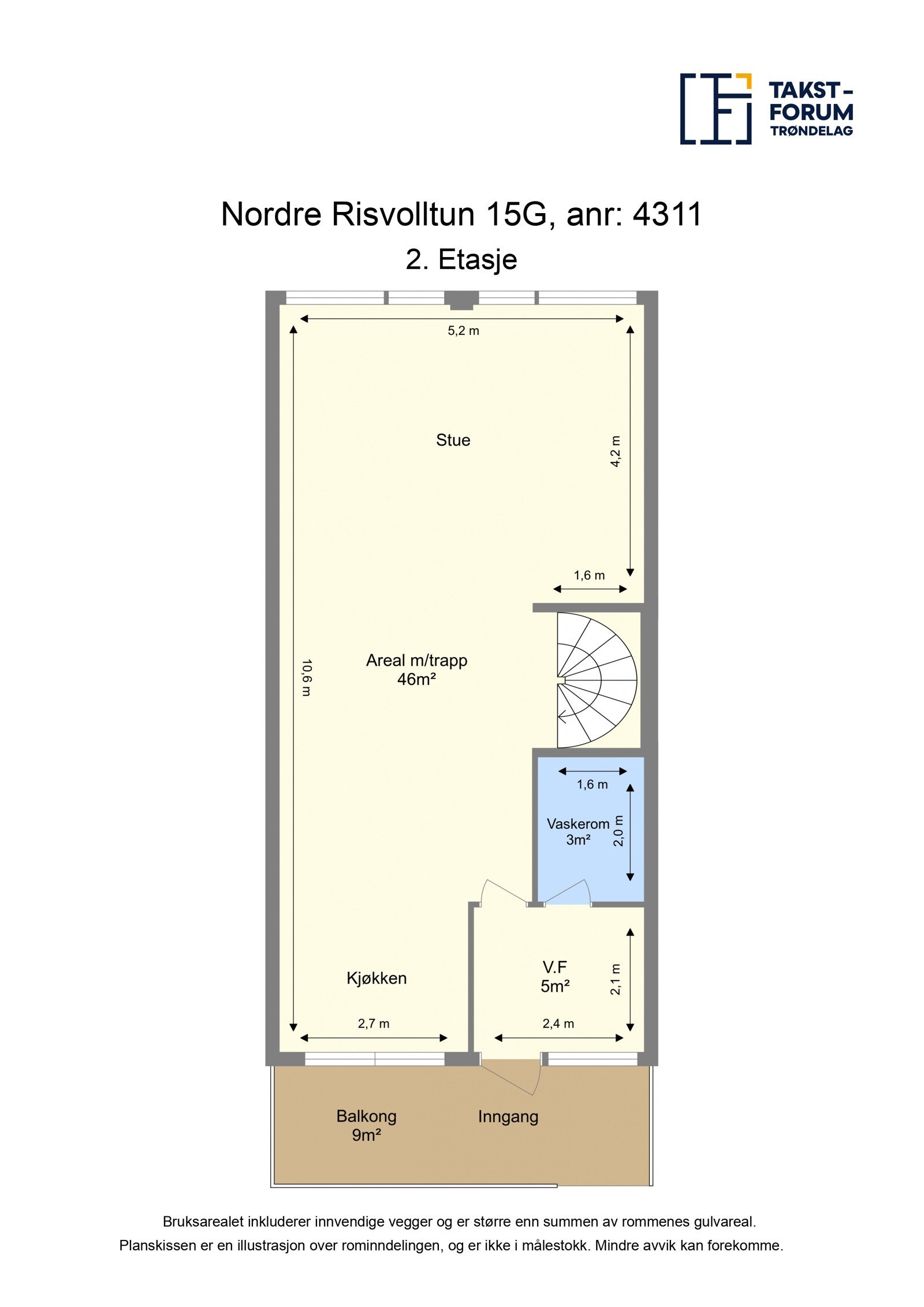 Plantegning 2. etasje. Galleribilde
