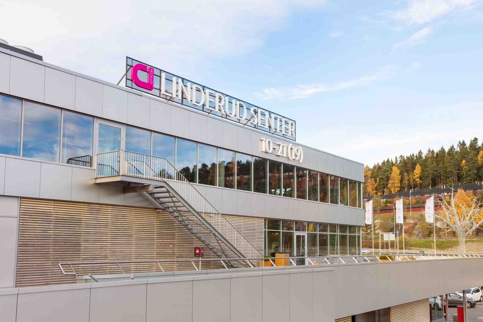 Linderud senter ligger i gangavstand fra boligen. Galleribilde