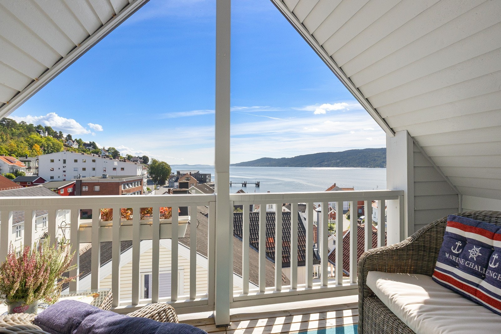 Overbygget terrasse mot syd. Galleribilde