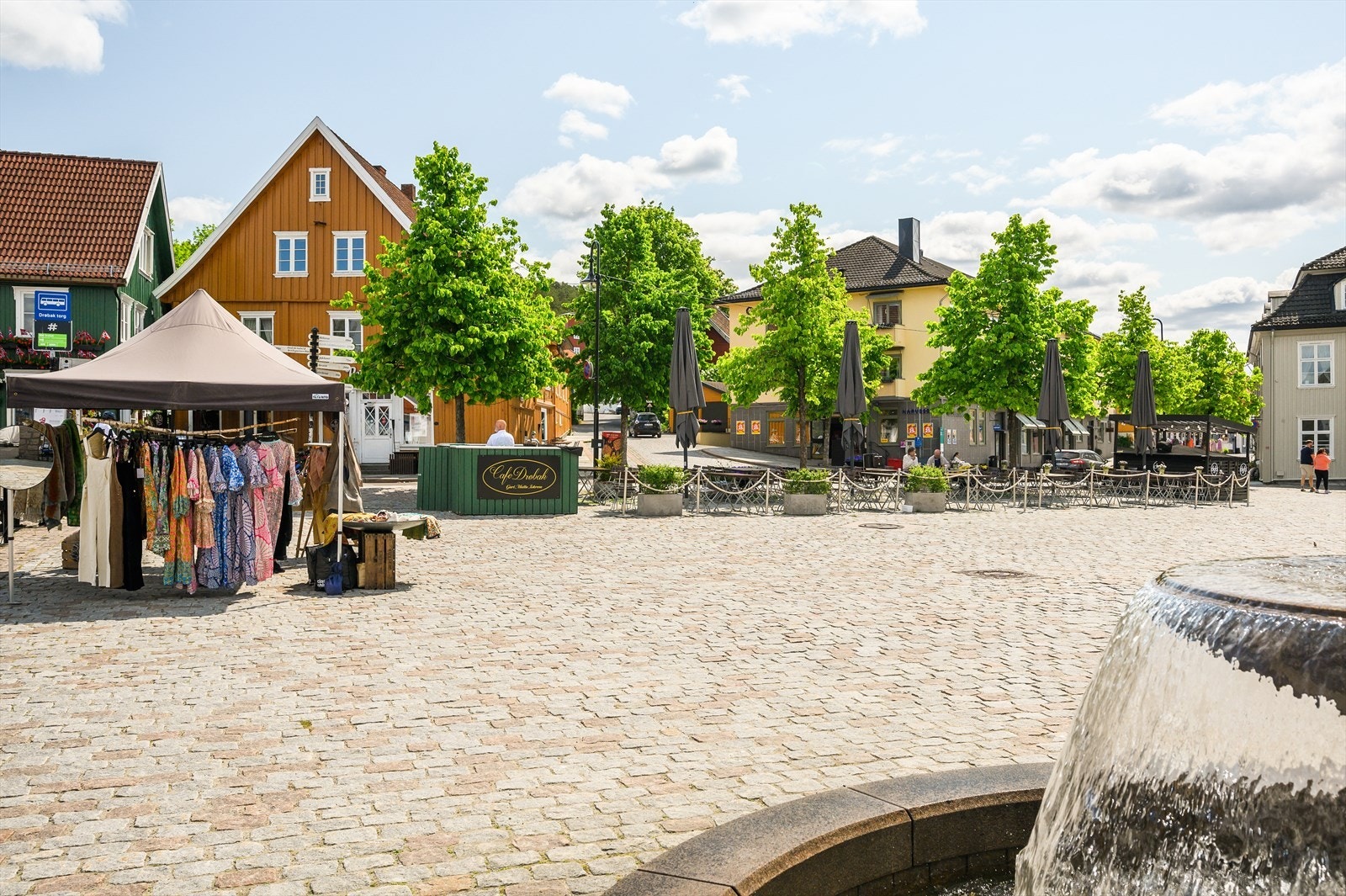 Drøbak torg Galleribilde