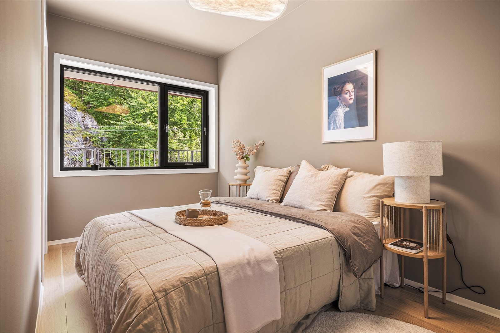 Boligen har balansert ventilasjon som bidrar til et godt inneklima og en god søvnkvalitet. Galleribilde