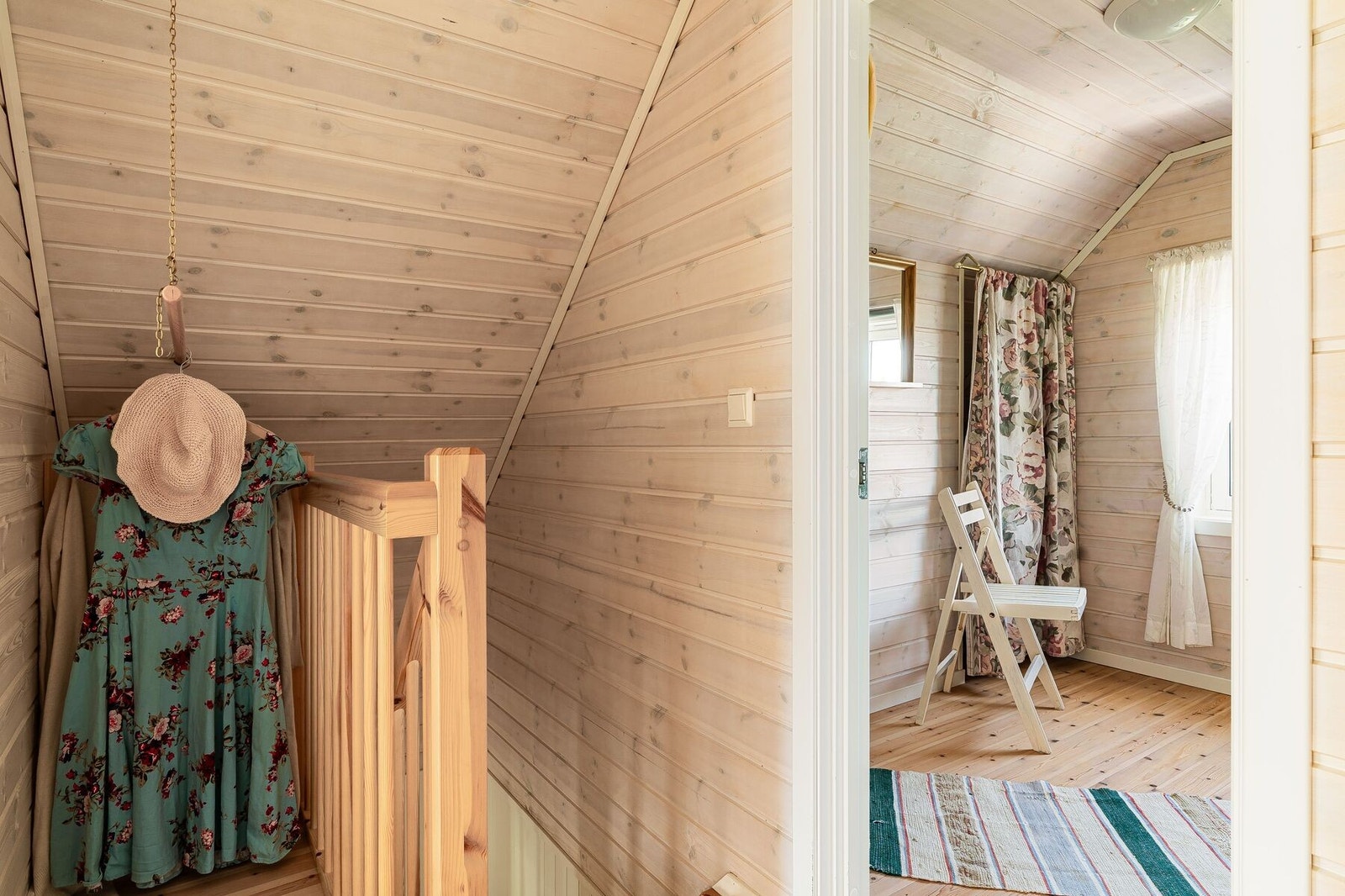 Loftetasjen består av to soverom og trapperom med gang. Galleribilde