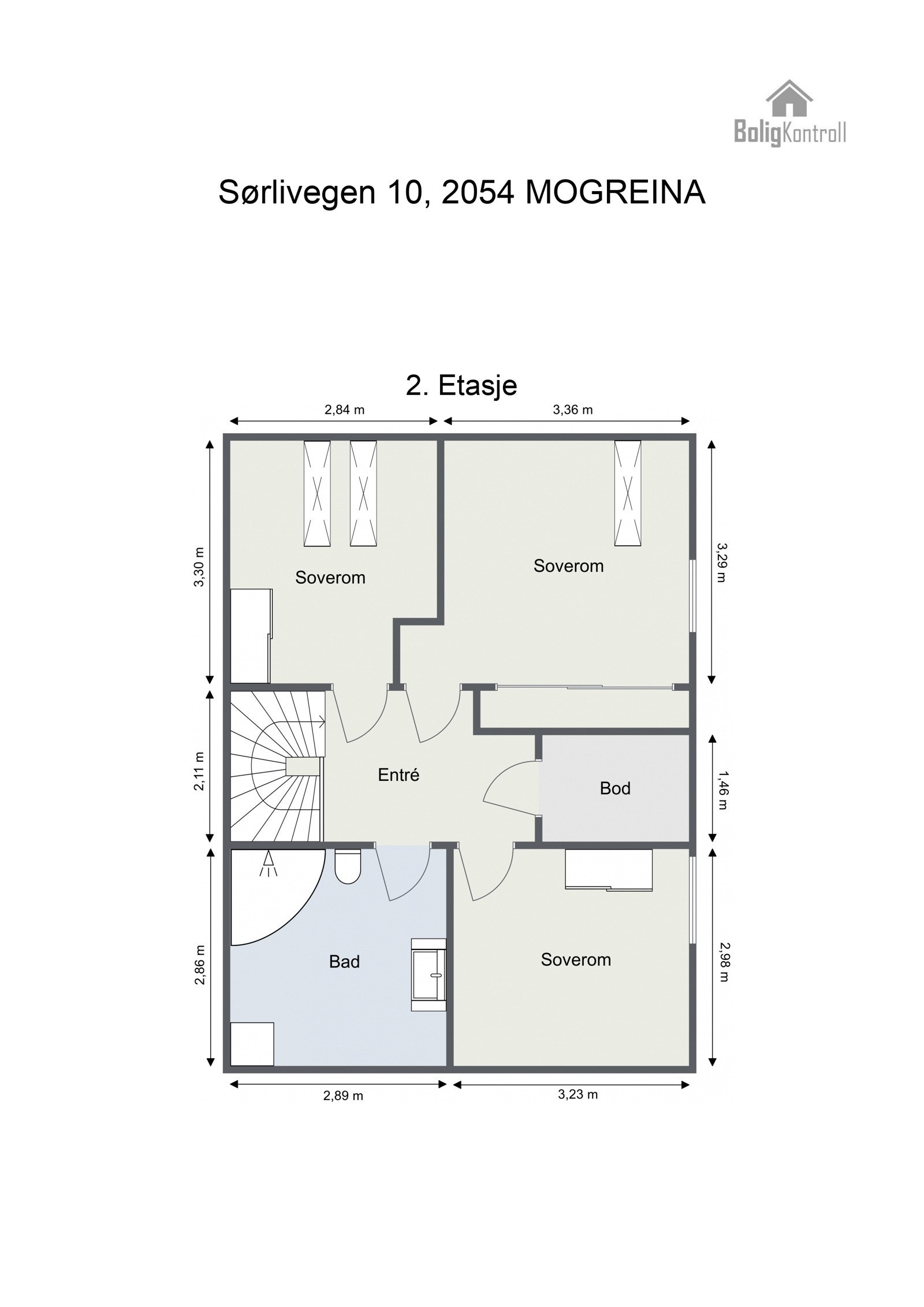 Plantegning - 2. etasje Galleribilde