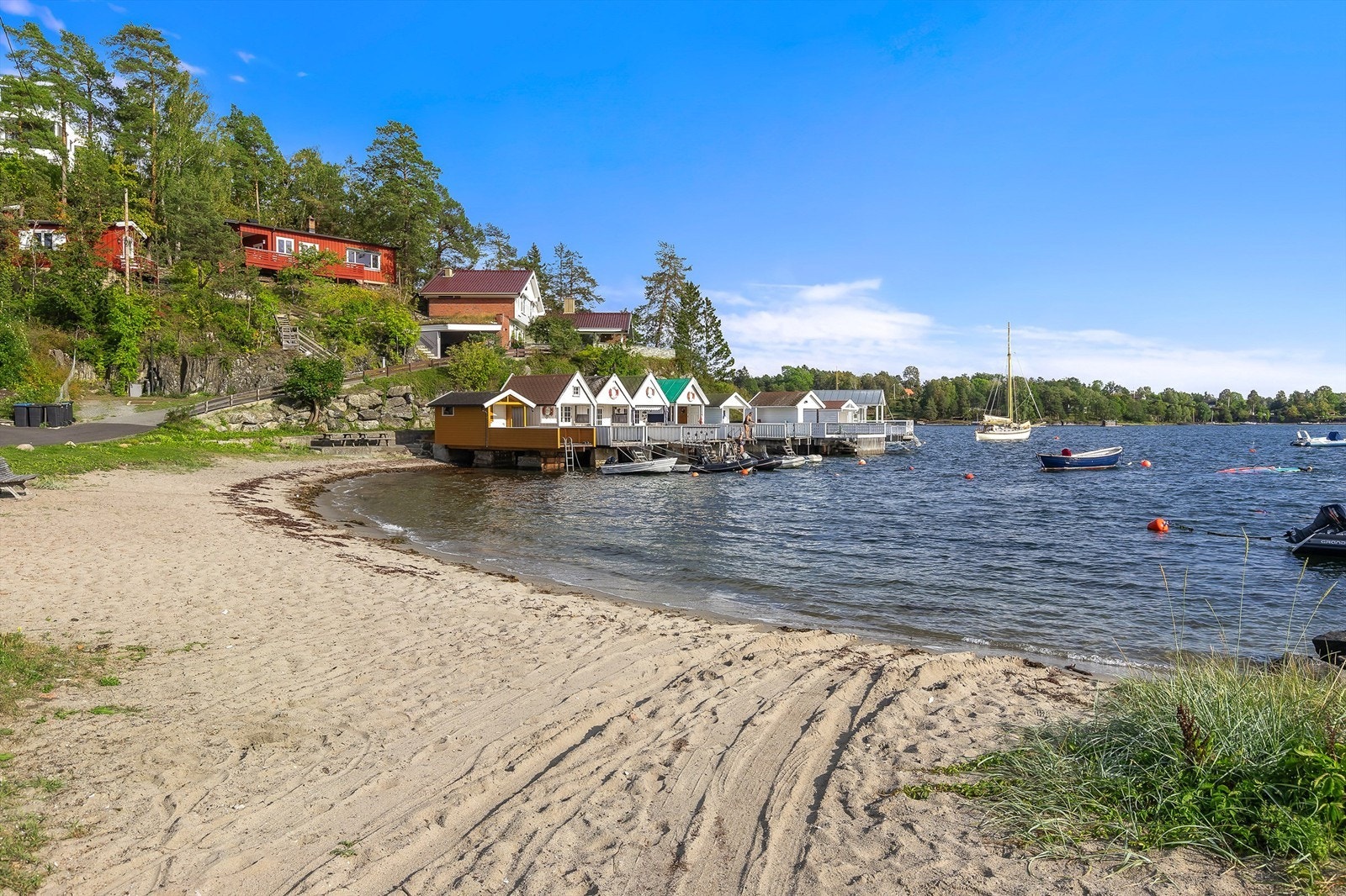Nærliggende strand Galleribilde
