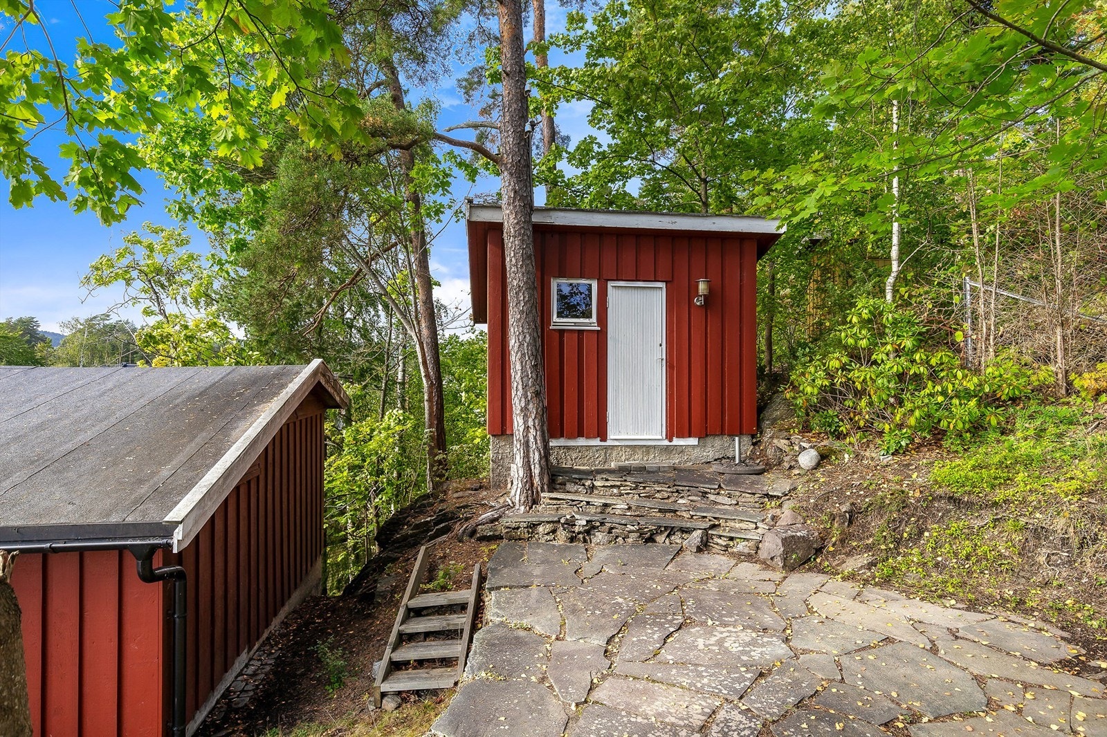 Ekstern bod i tillegg til boden i entreen. Galleribilde