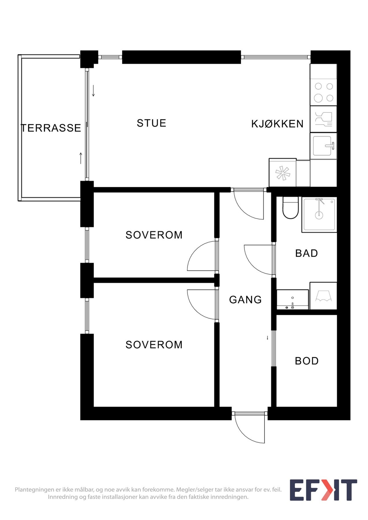 Plantegning Galleribilde