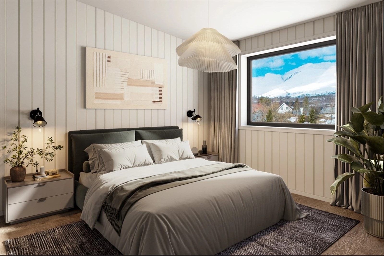 Behagelig soverom Galleribilde