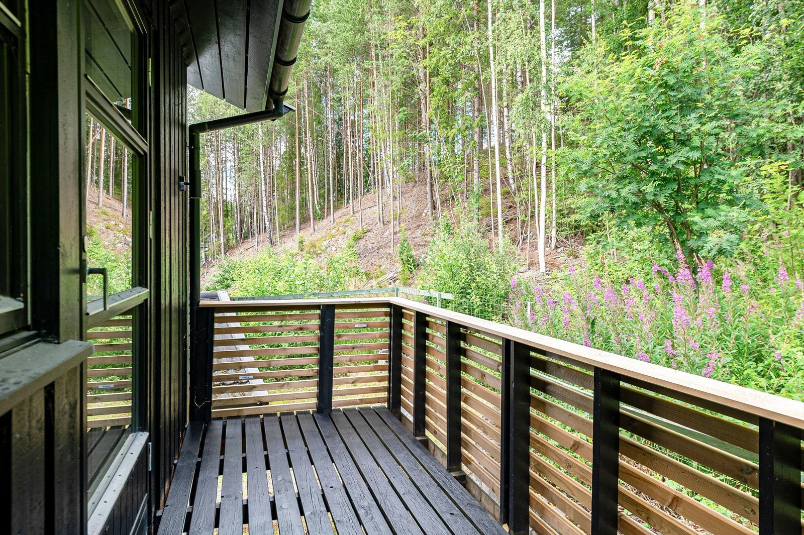 Balkong med adkomst til hage Galleribilde