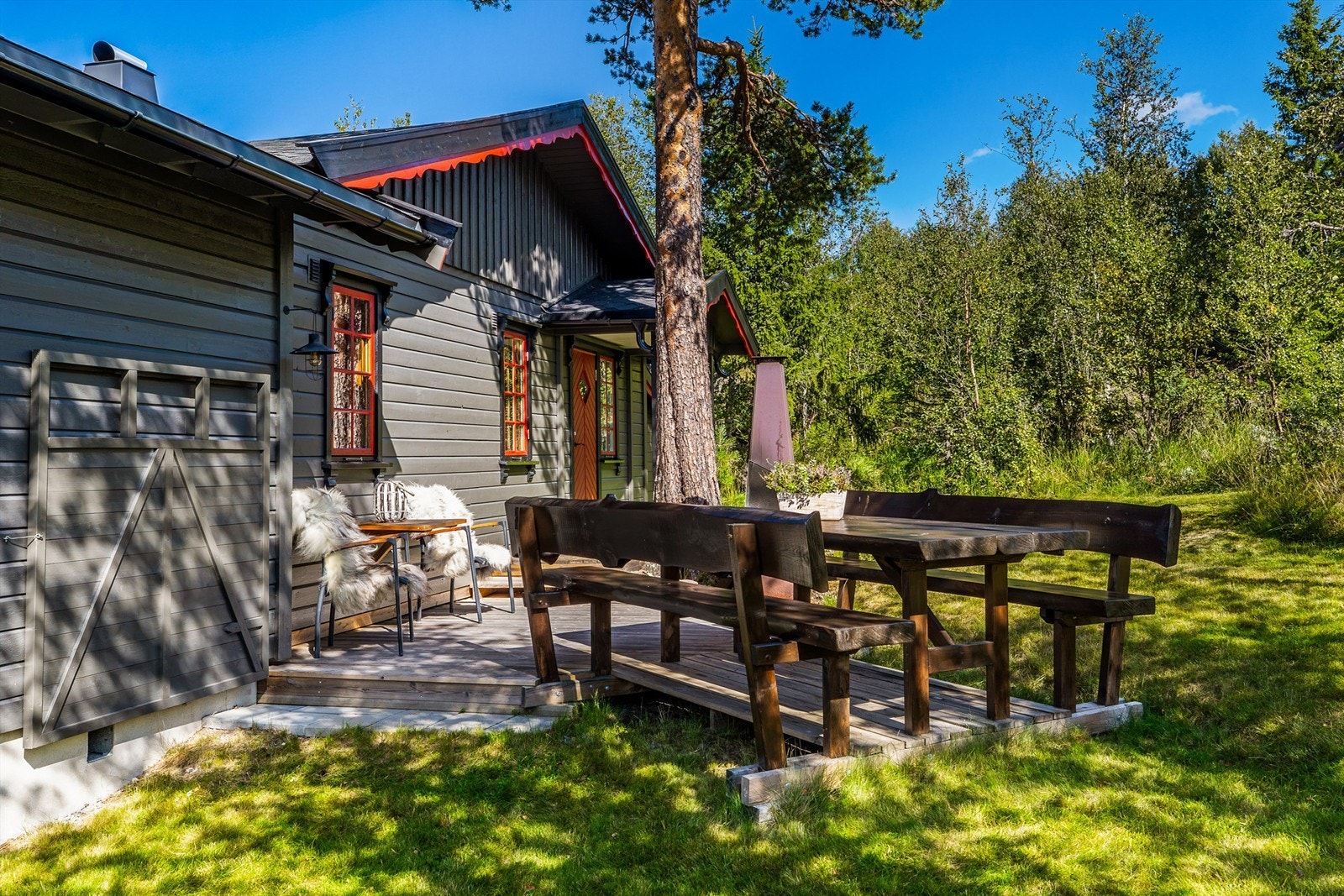 Uteplass mot sydøst. Galleribilde