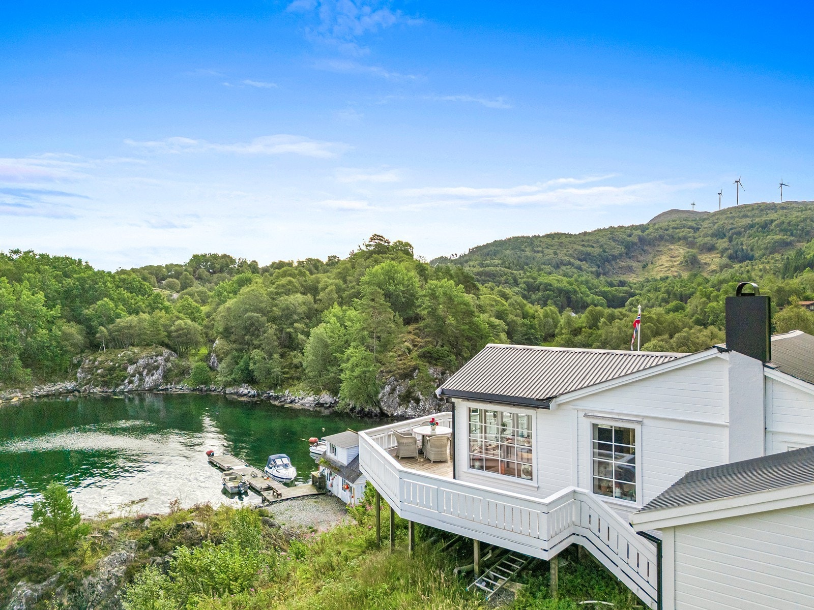 Uteområdene gir rett og slett en komplett ramme for både rekreasjon og sosiale sammenkomster. Galleribilde