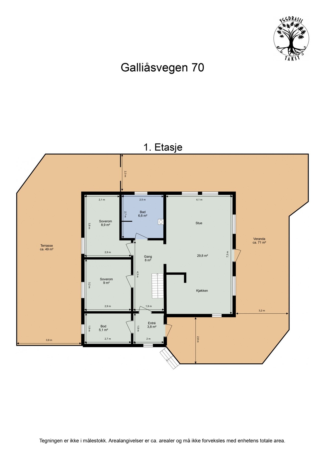 Plantegning. Galleribilde