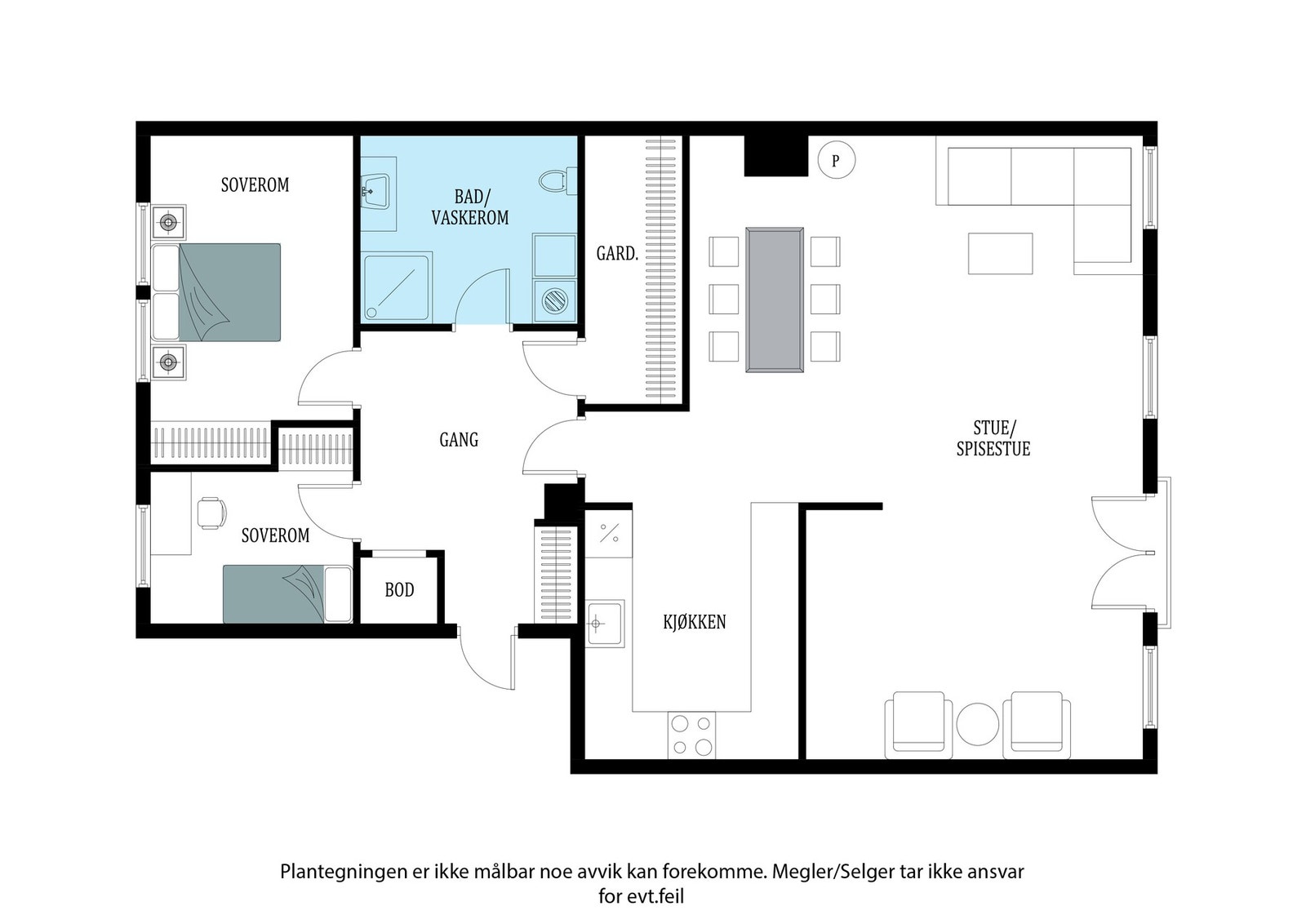 Plantegning. Galleribilde