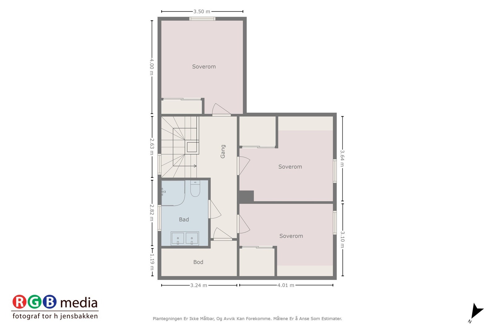 Plantegning 2. Etasje. Galleribilde