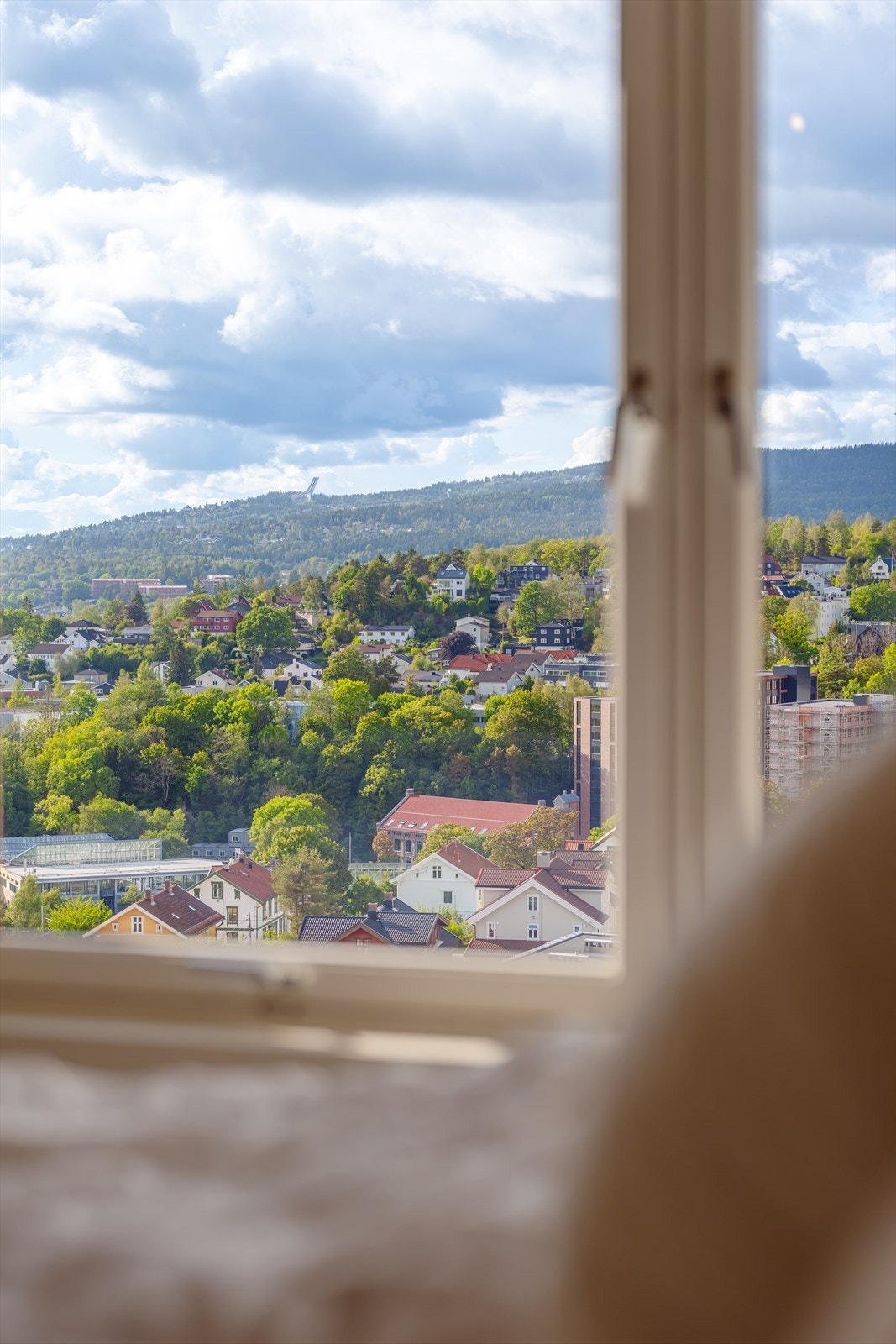 Utsikten har man også fra hodeputa Galleribilde