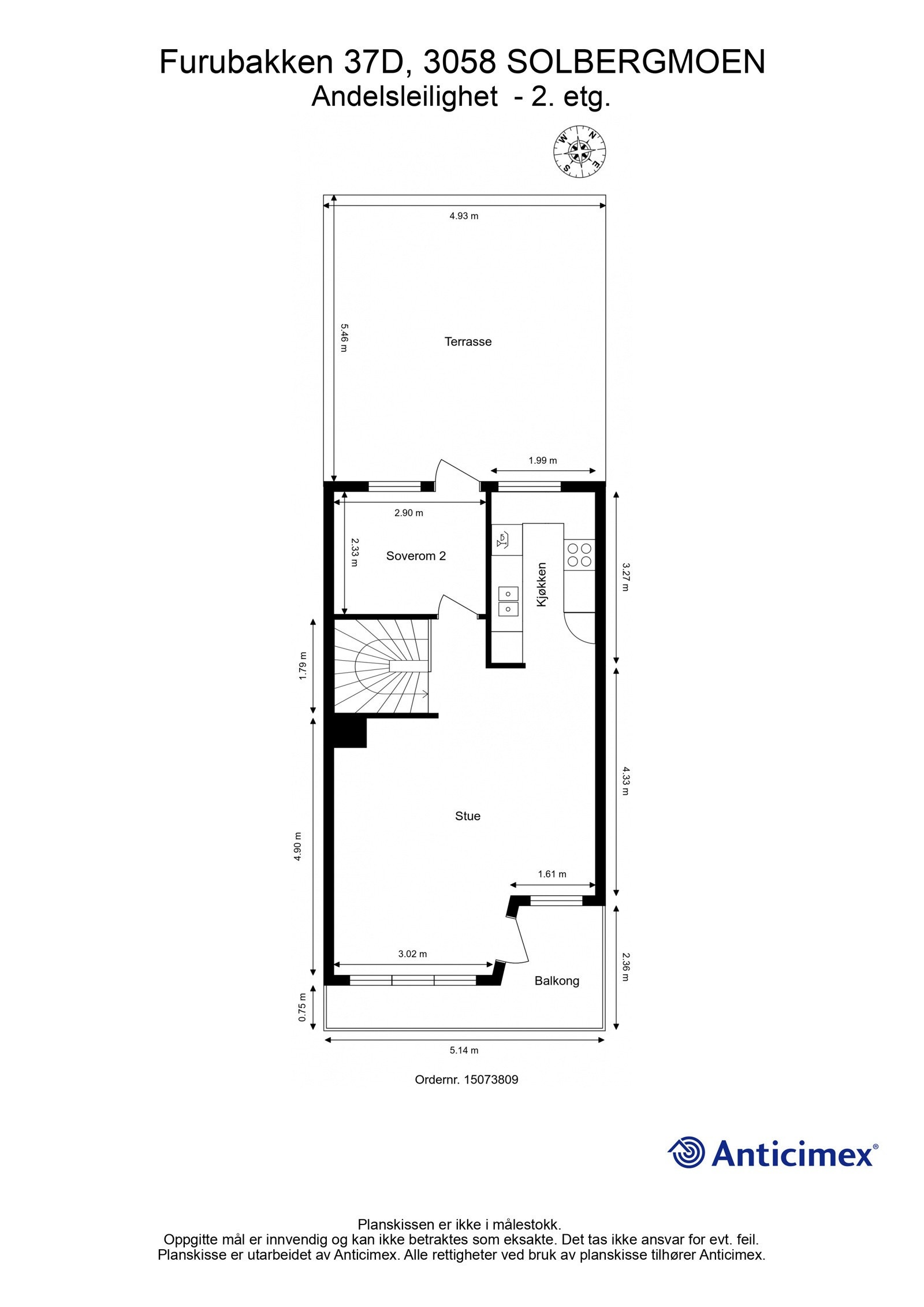 Plantegning 2. etasje. Galleribilde