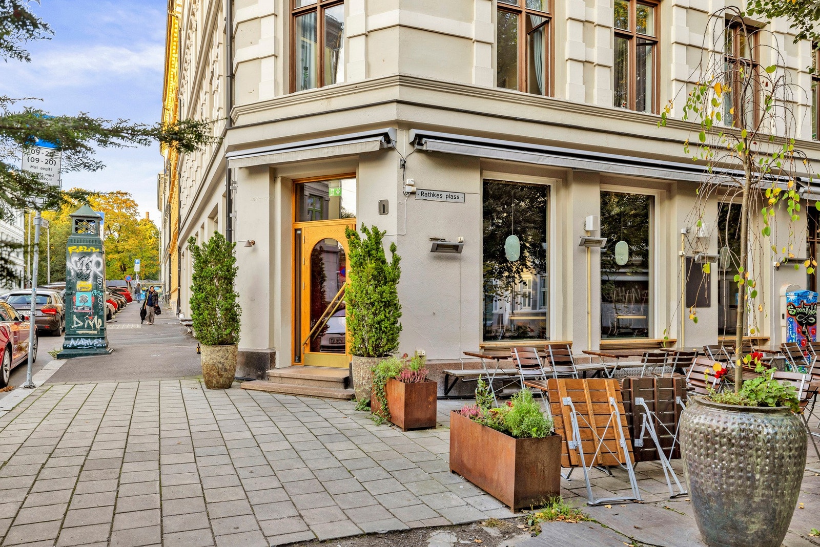 Restauranten Apostrophe ligger på Rathkes plass Galleribilde